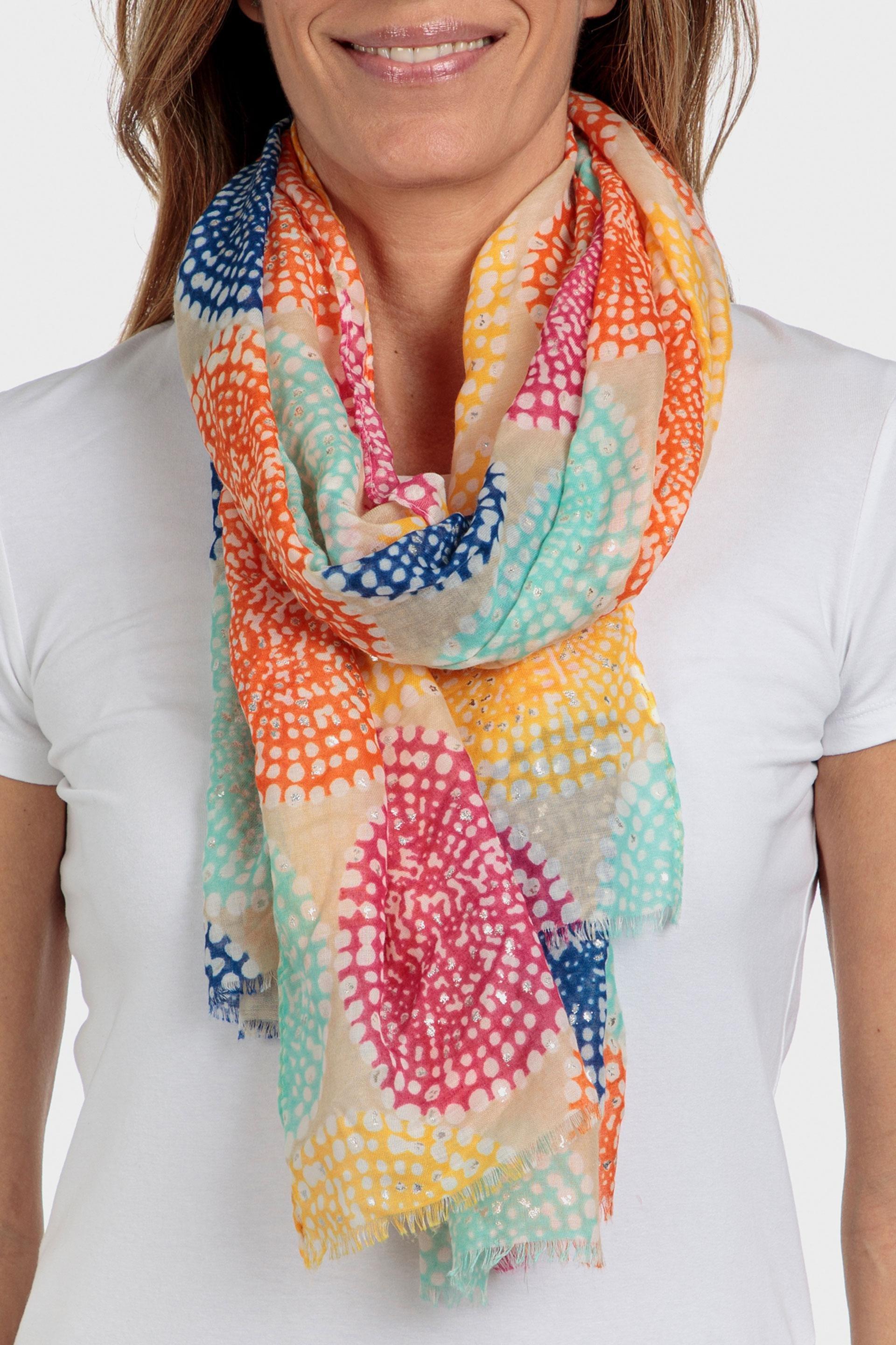 Multicolour Printed Scarf, , large image number 0