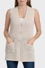 Punt Roma - Beige Knitted Waistcoat