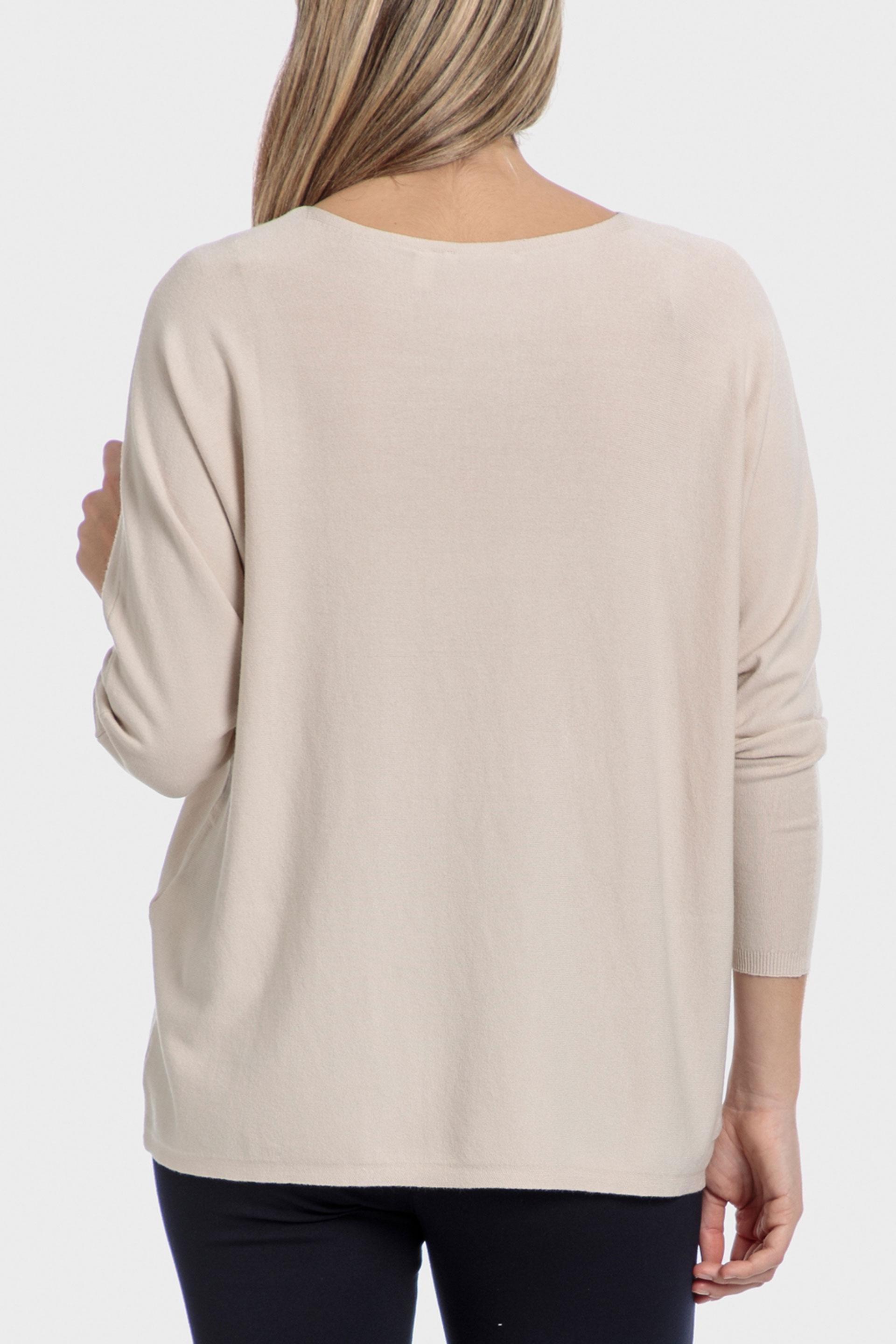 Punt Roma - Beige Pockets Sweatshirt