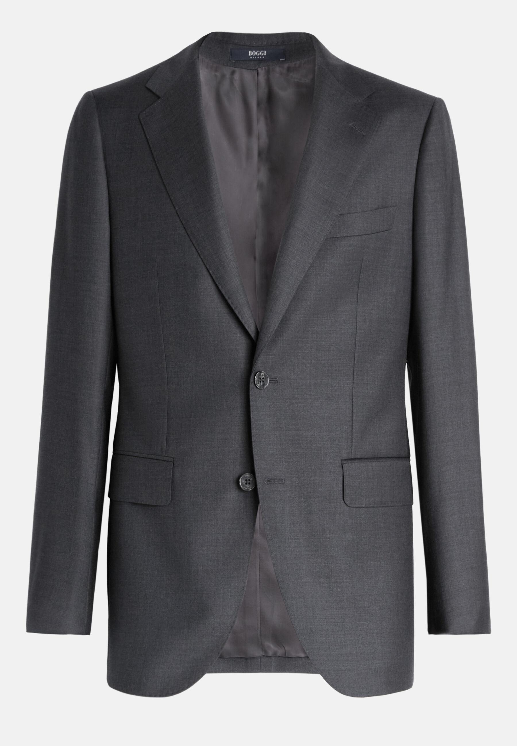 GRIG 120S Wool Blazer Style Duomo, Grey, large image number 0