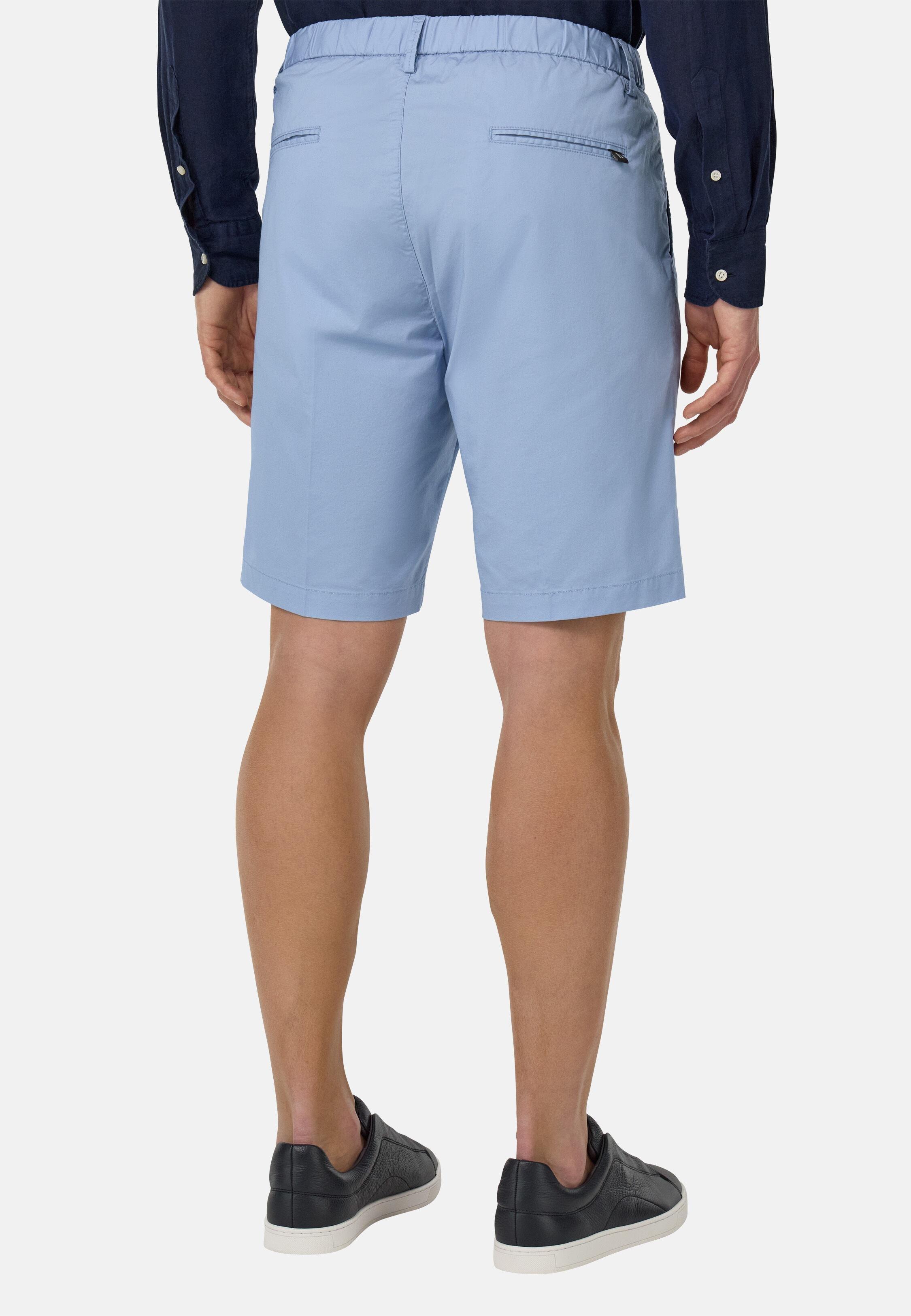 LTBL Stretch Cotton Bermuda Shorts, Light Blue, large image number 2
