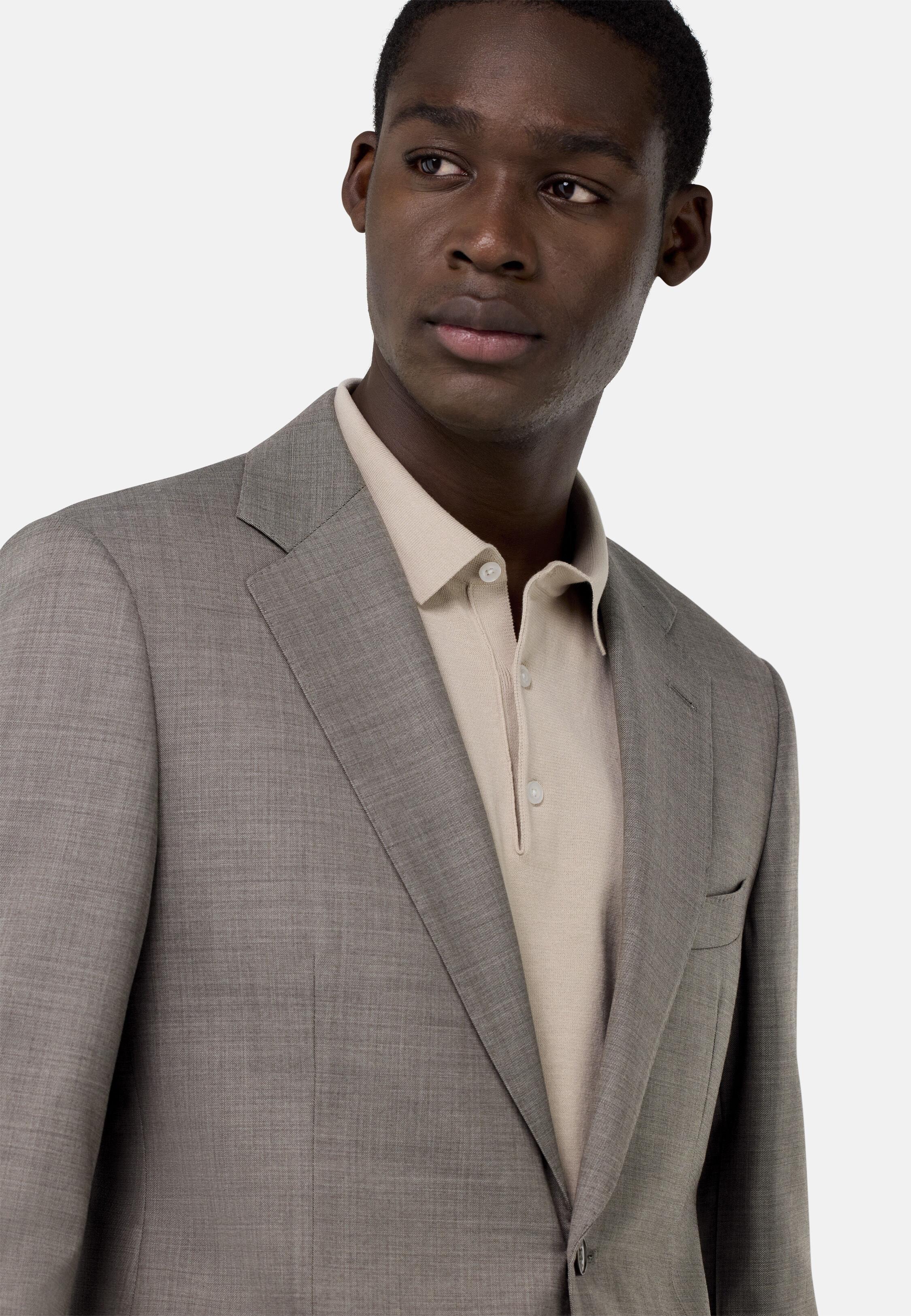 TAUP Stretch Wool Suit, Taupe, large image number 2