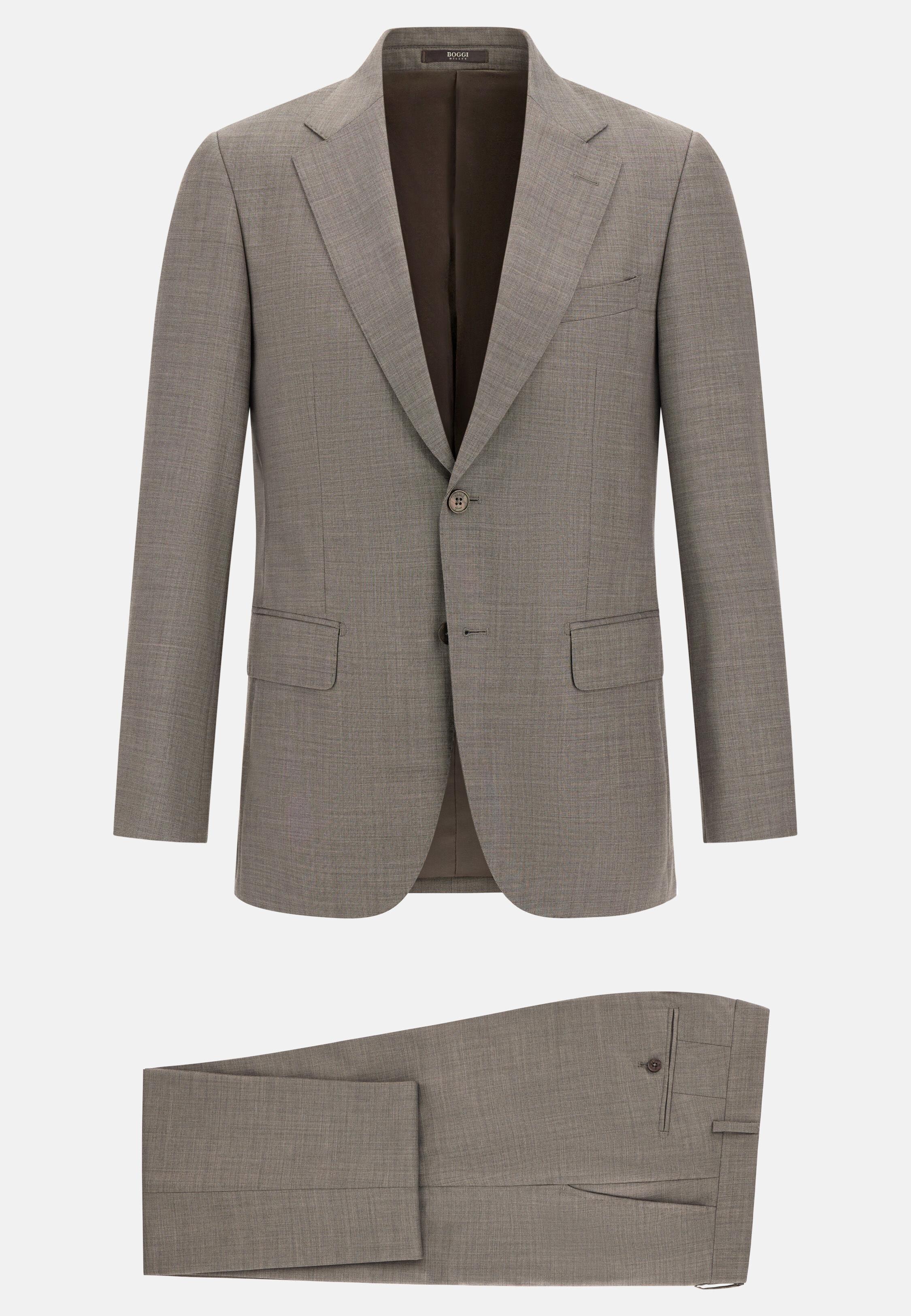 TAUP Stretch Wool Suit, Taupe, large image number 4