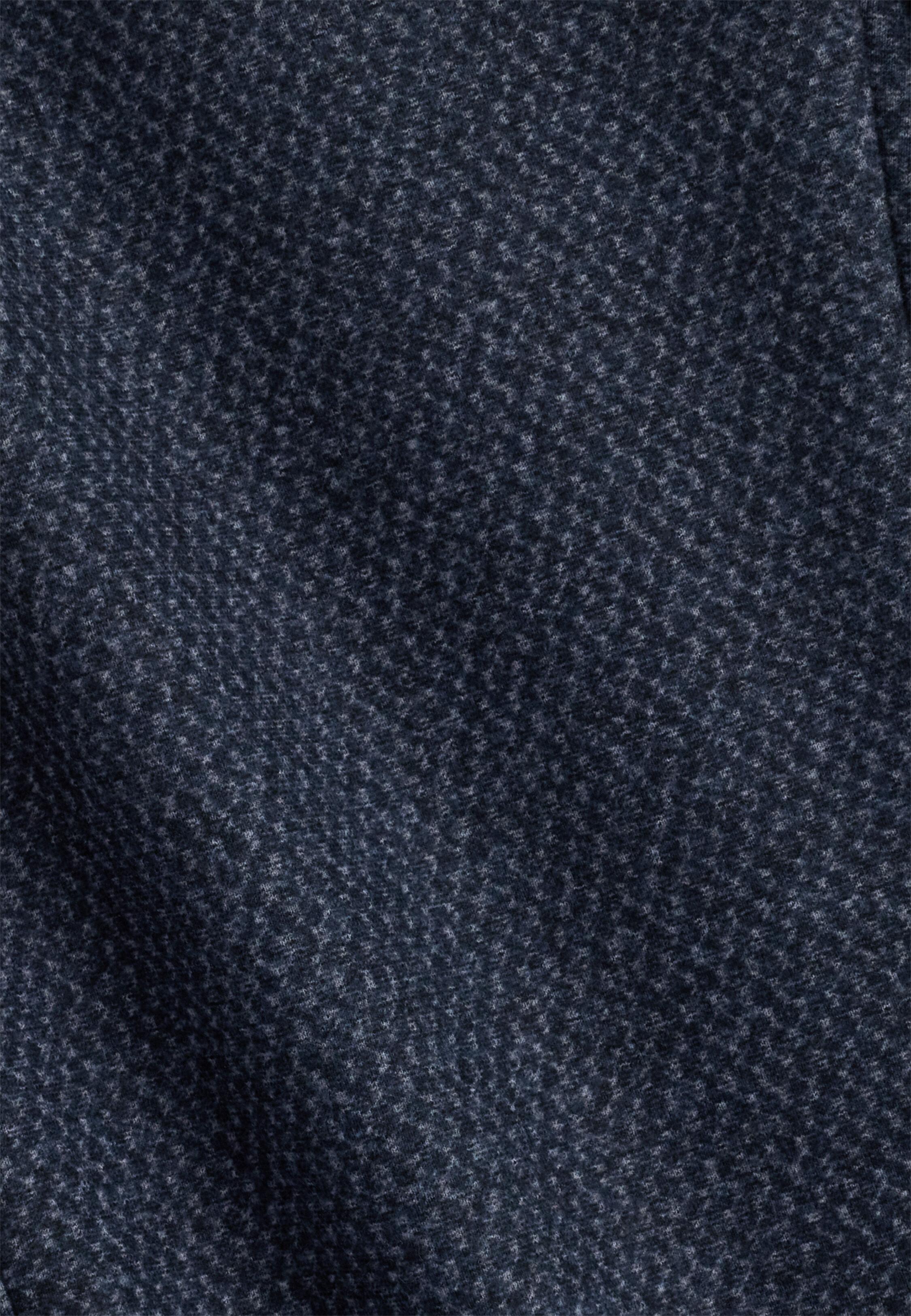 Blazer in Micro Patterned Wool B Jersey, Navy Blue, Navy blue, large image number 4