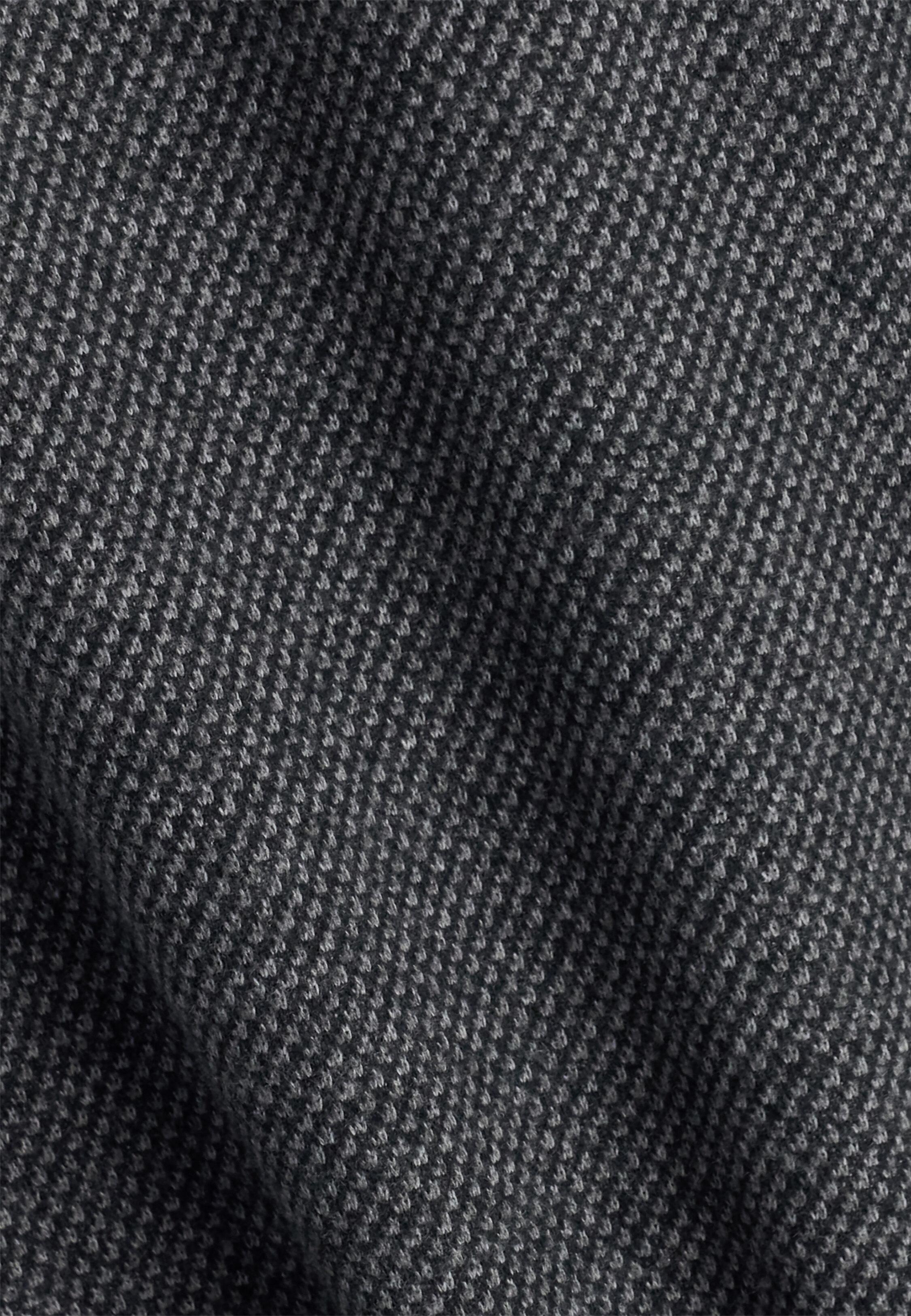 Blazer in Micro Patterned Cotton B Jersey, Grey, Grey, large image number 3