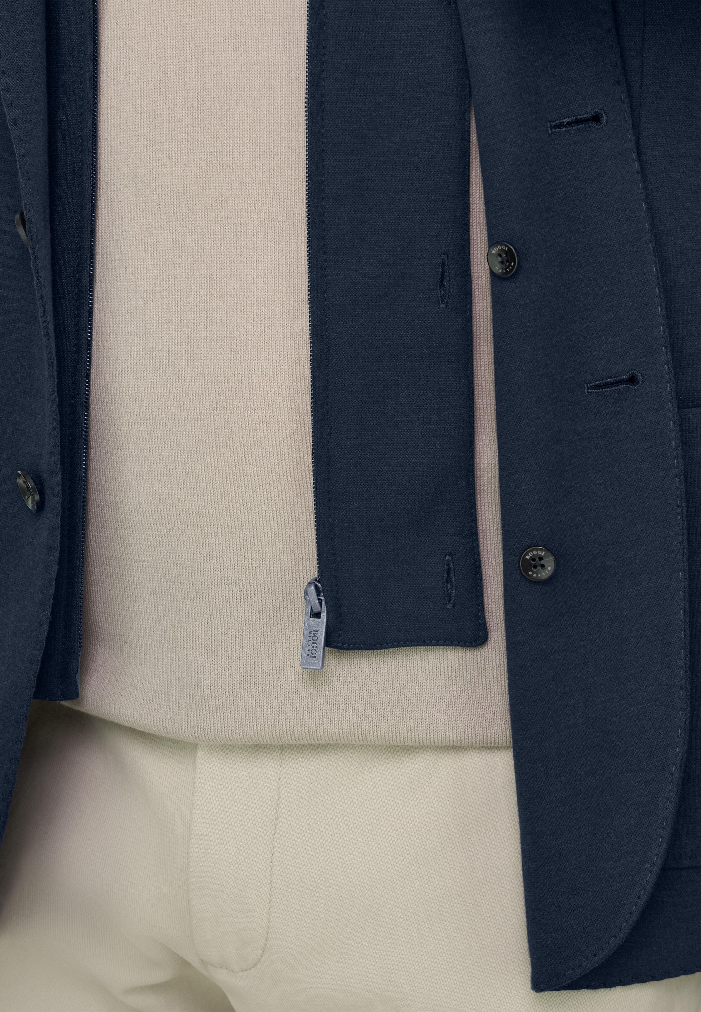 Madison Sweatshirt Blazer B Jersey, Navy Blue, Navy blue, large image number 1