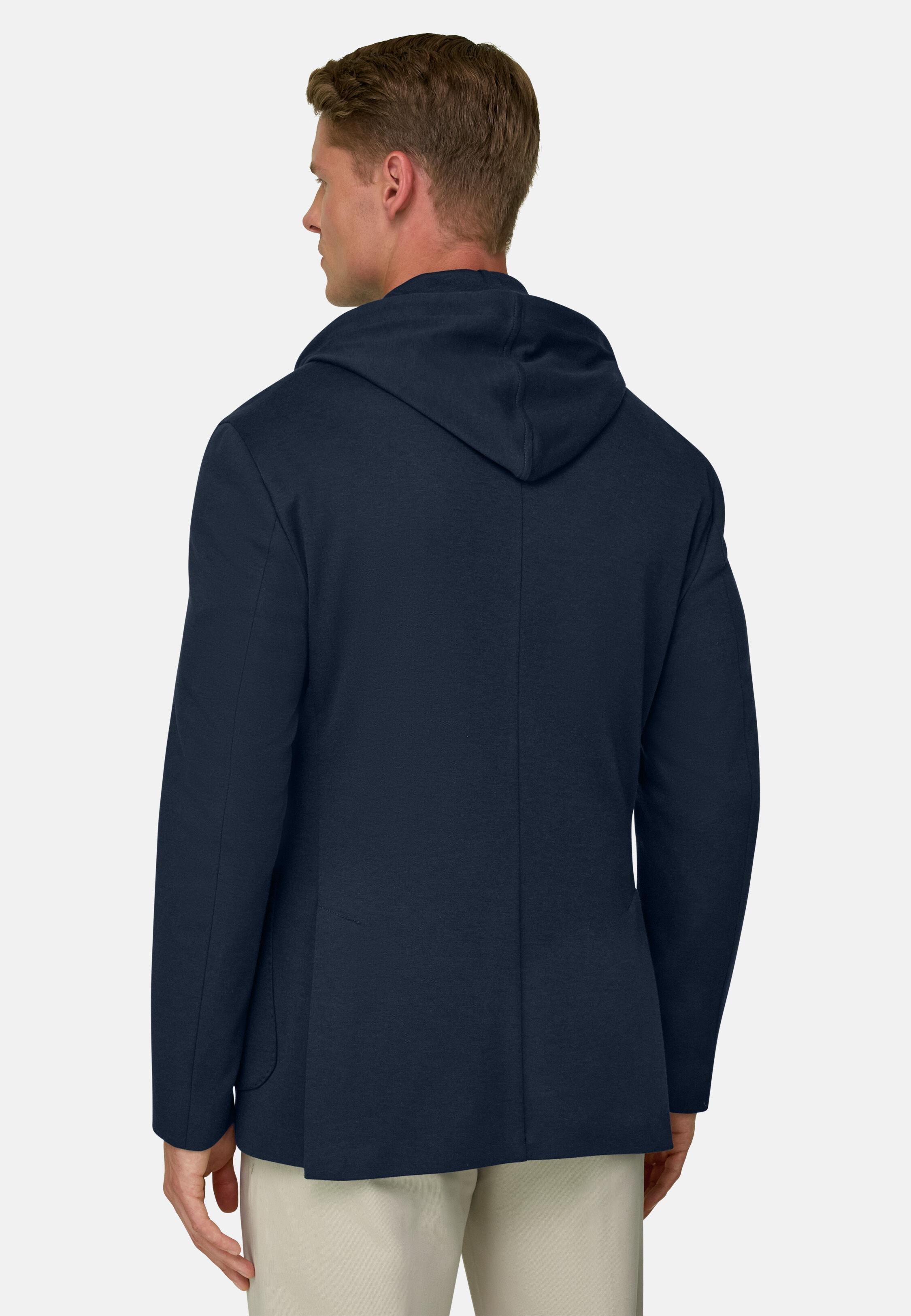 Madison Sweatshirt Blazer B Jersey, Navy Blue, Navy blue, medium