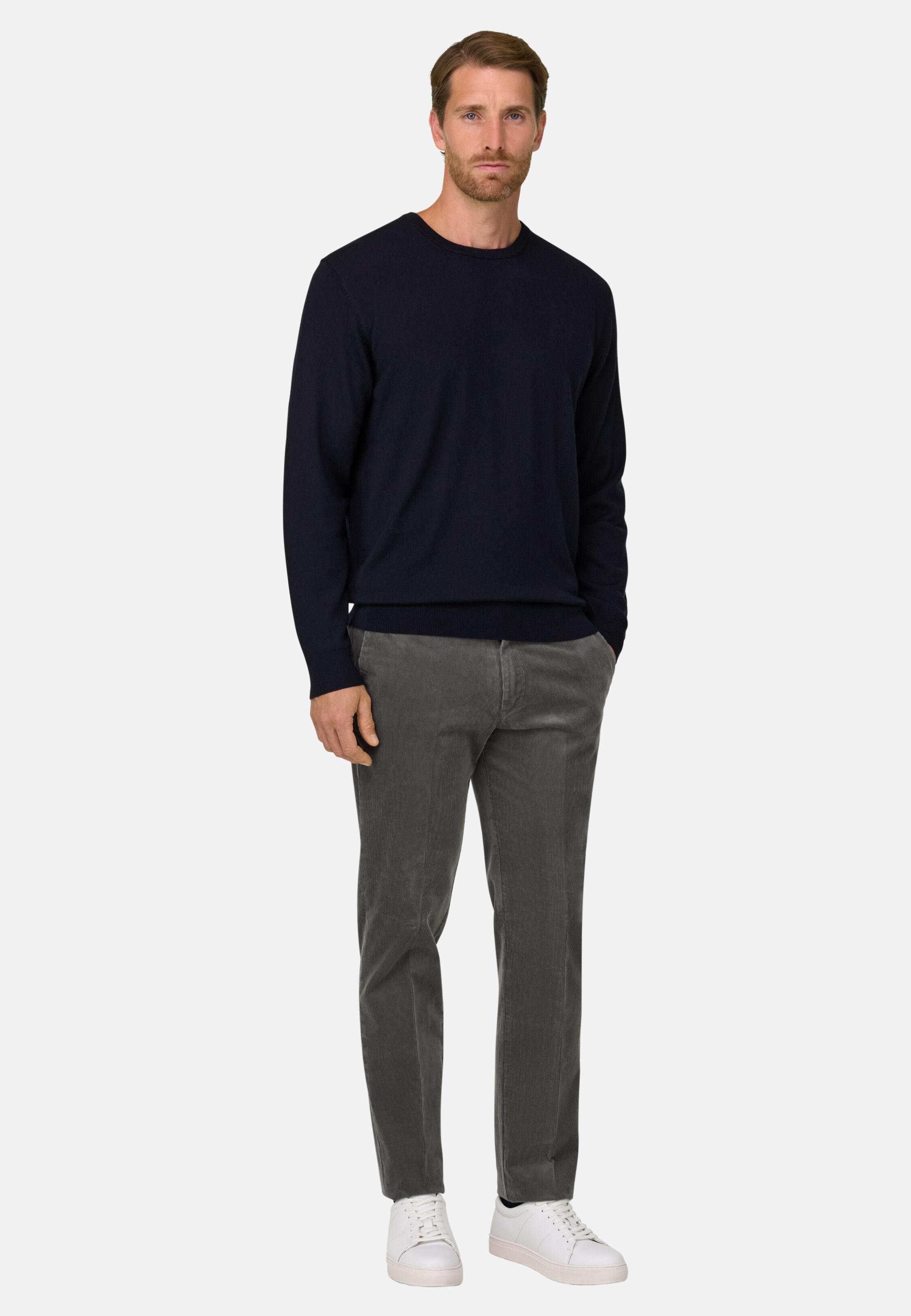 بنطال من المخمل المرن, Grey, large image number 0
