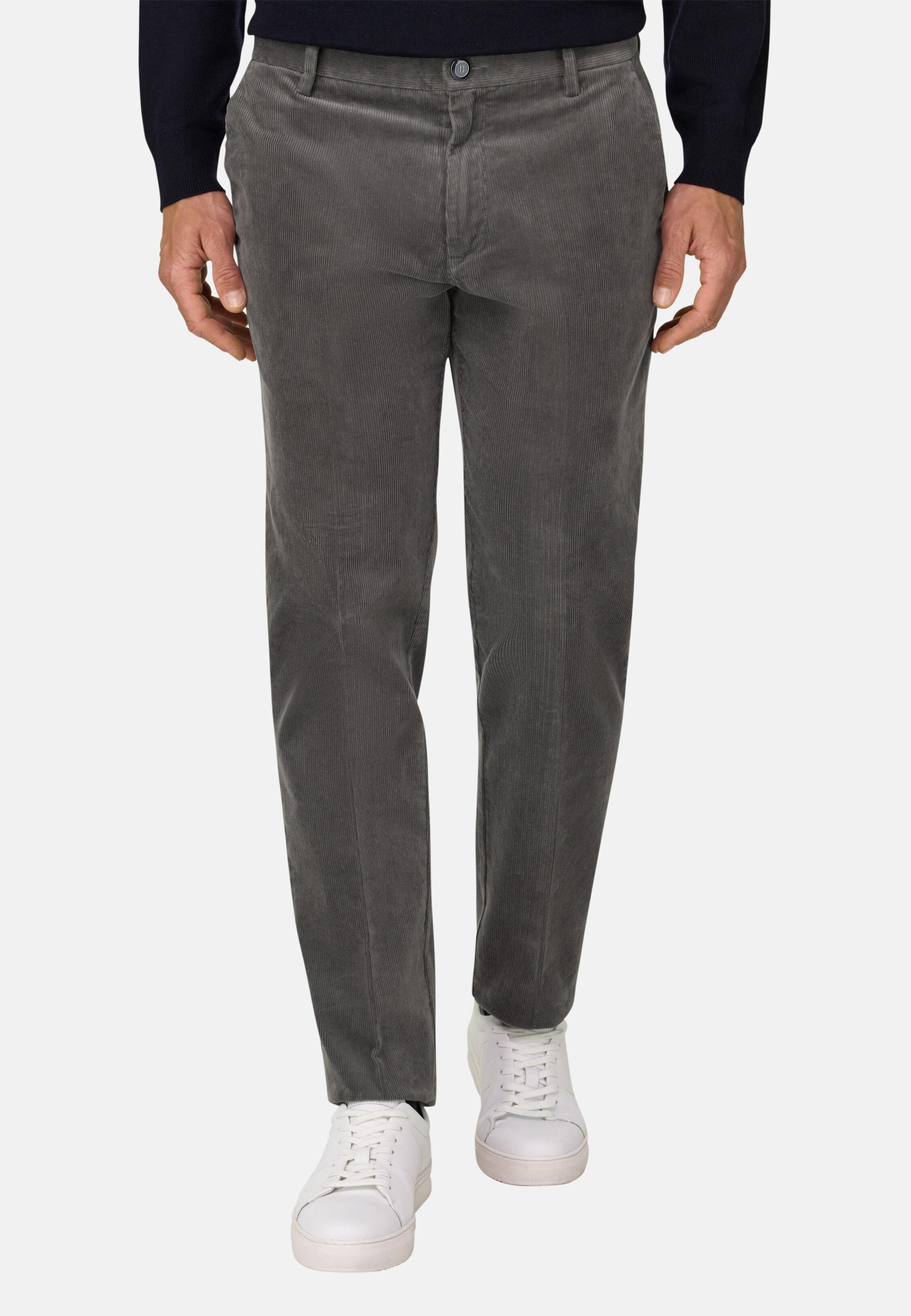 بنطال من المخمل المرن, Grey, large image number 1