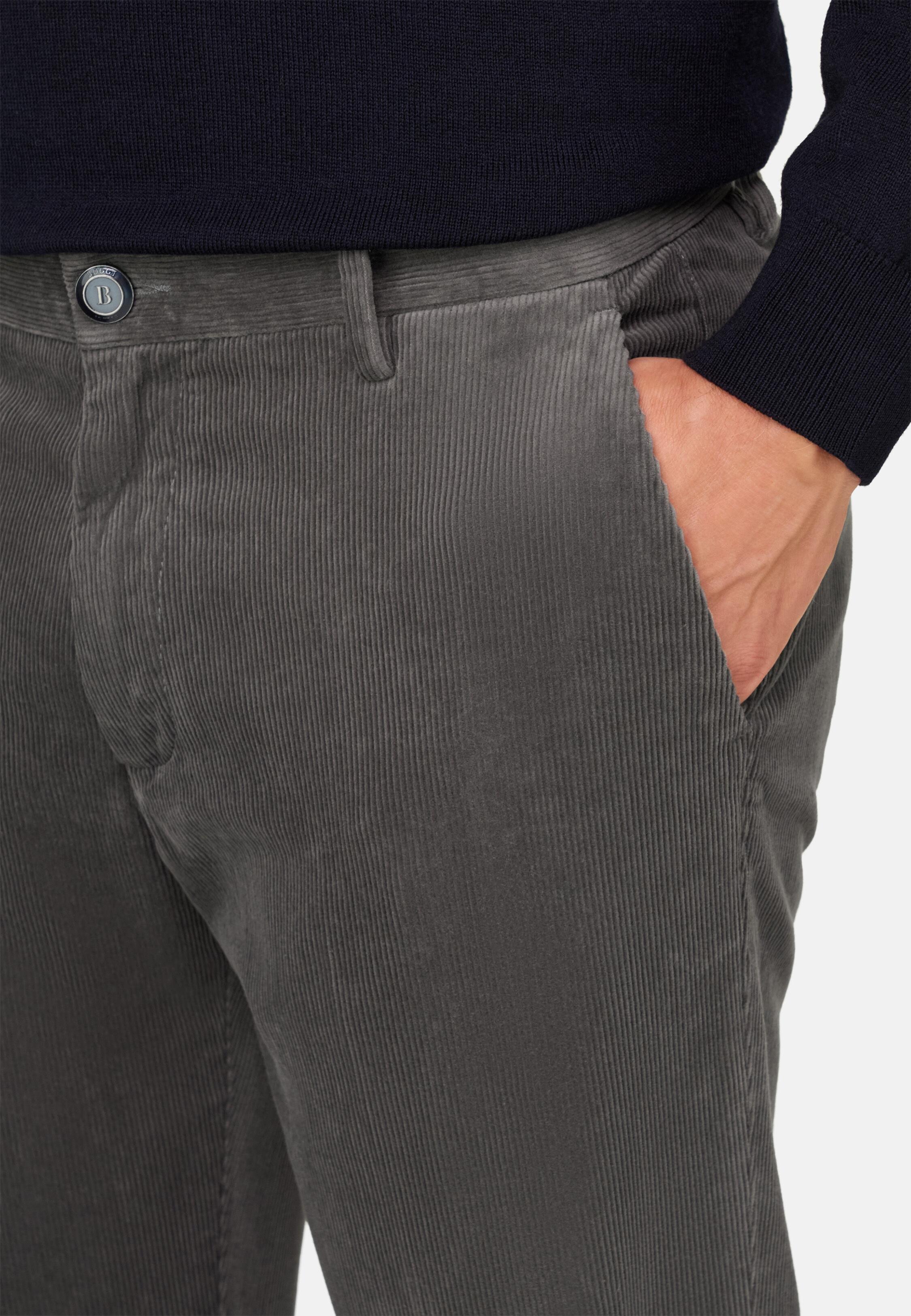 بنطال من المخمل المرن, Grey, large image number 2