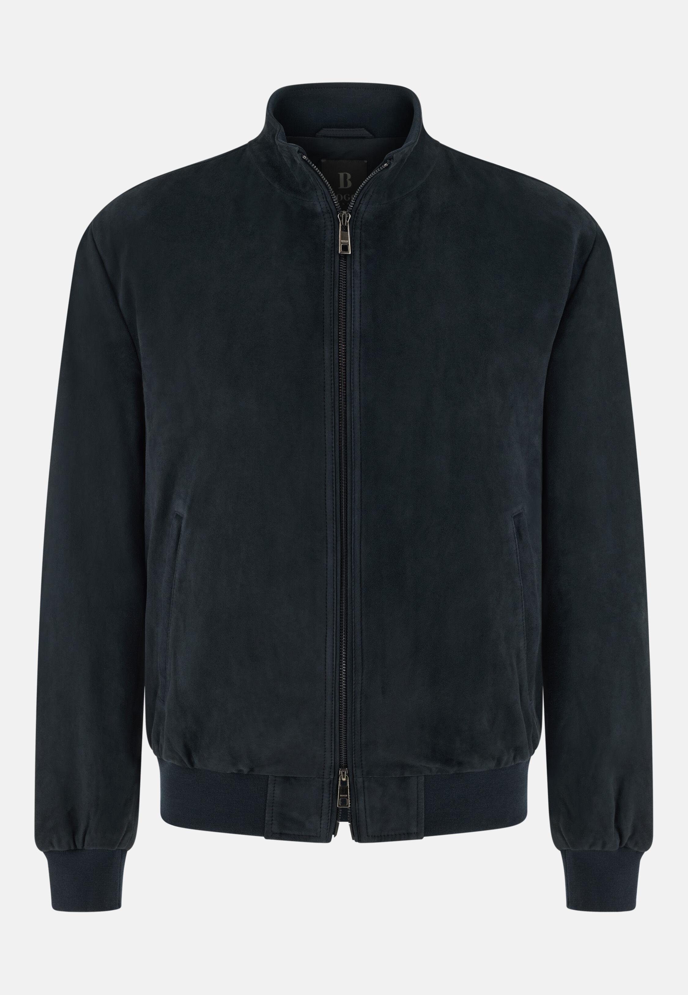 Suede Bomber Blue, Navy blue, large image number 3