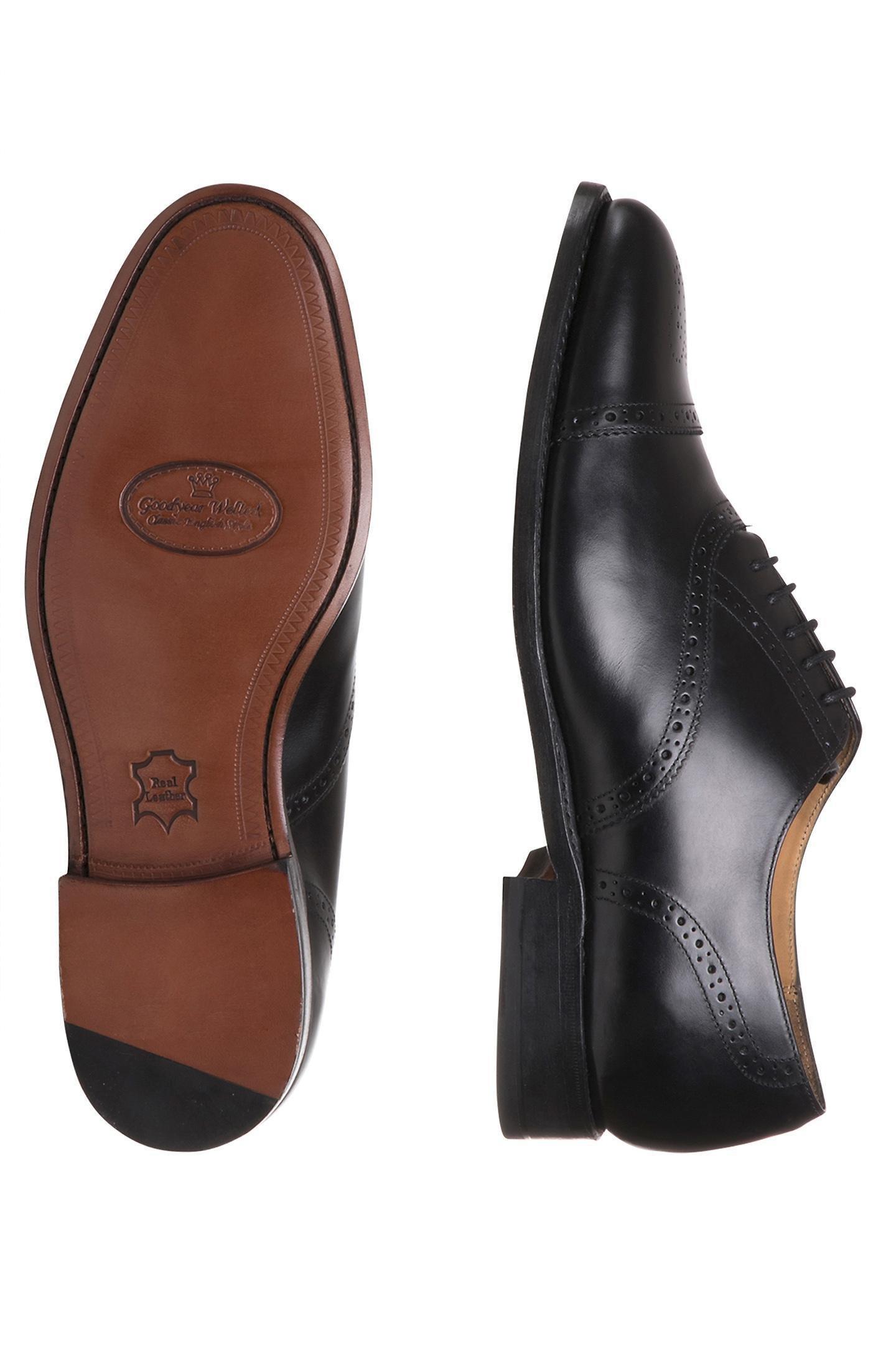 حذاء كلاسيكي جلد مزخر" أسود, 3901_NERO, large image number 2