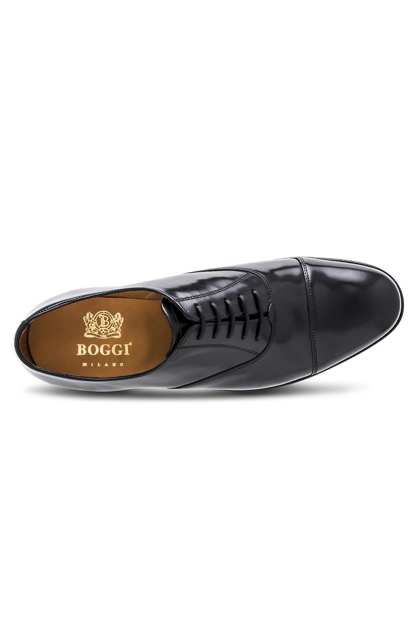 Black Shiny Goodyear Construction Classic Leather Shoe, , large image number 1