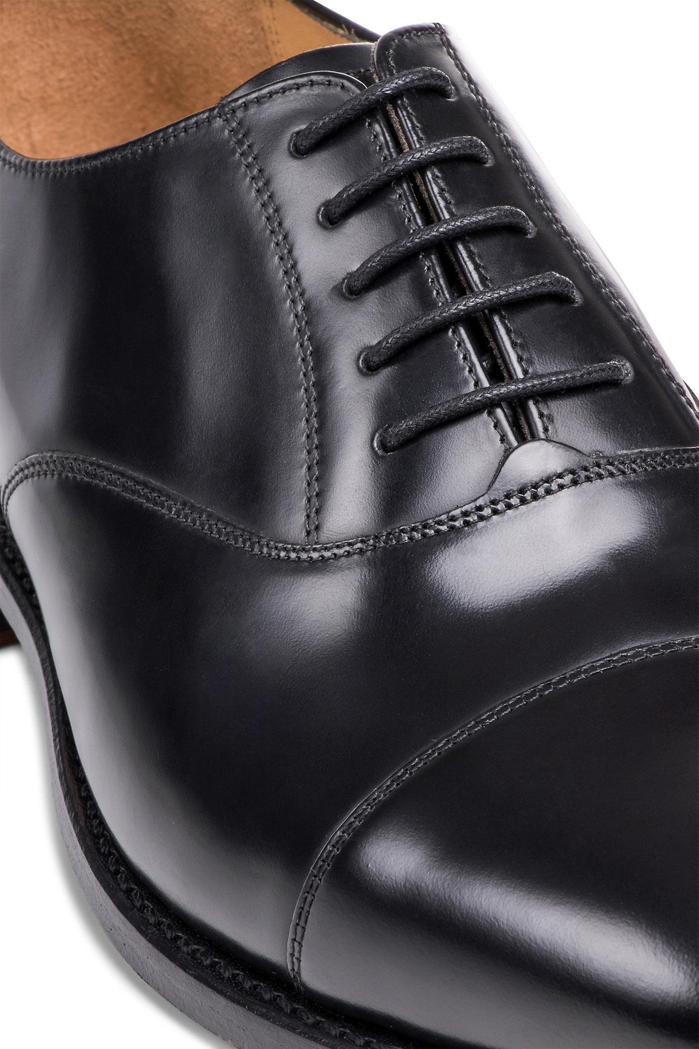 Black Shiny Goodyear Construction Classic Leather Shoe, , large image number 3