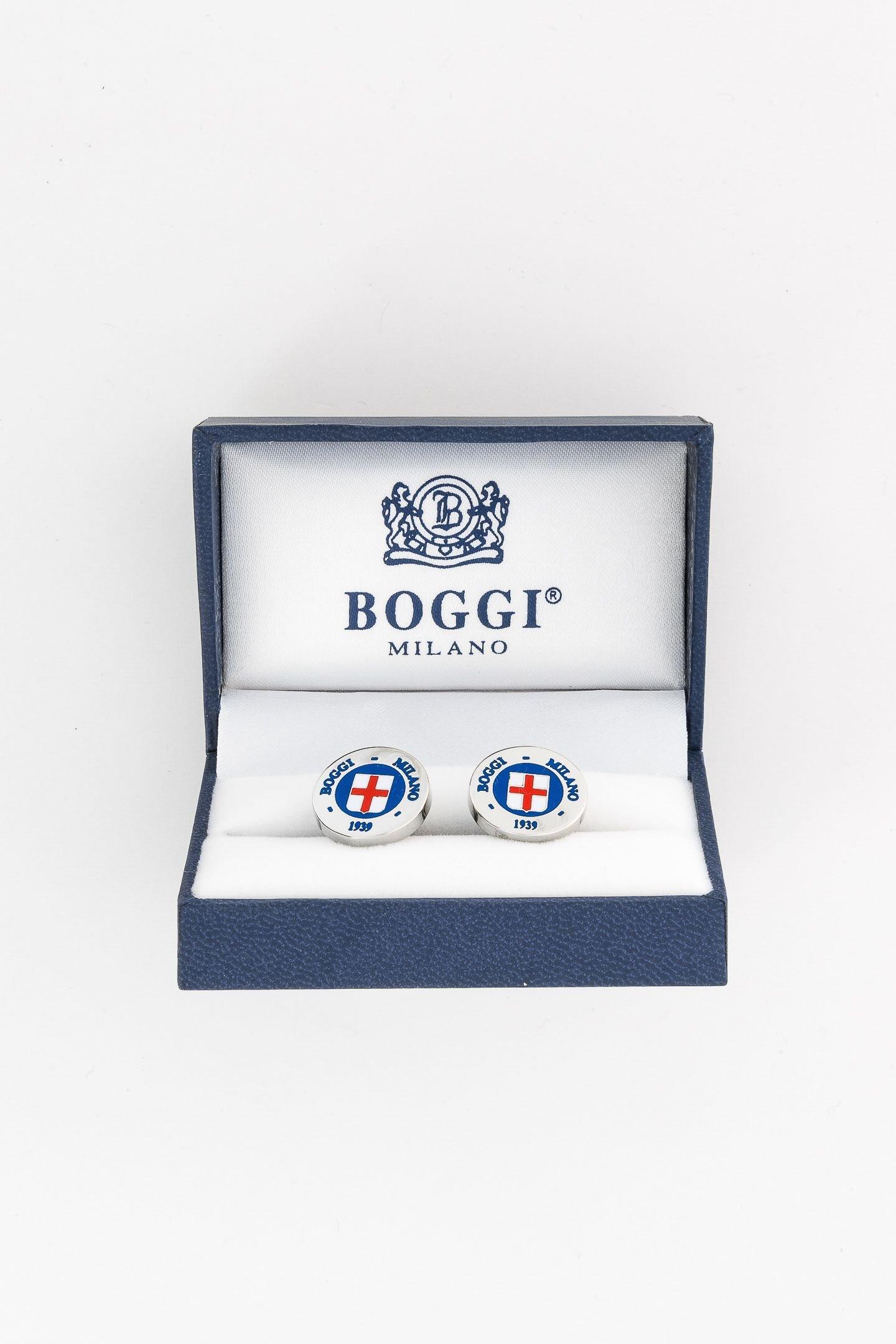 Blue Circular Logo Crest Cufflinks, 3901_FULL, large image number 0