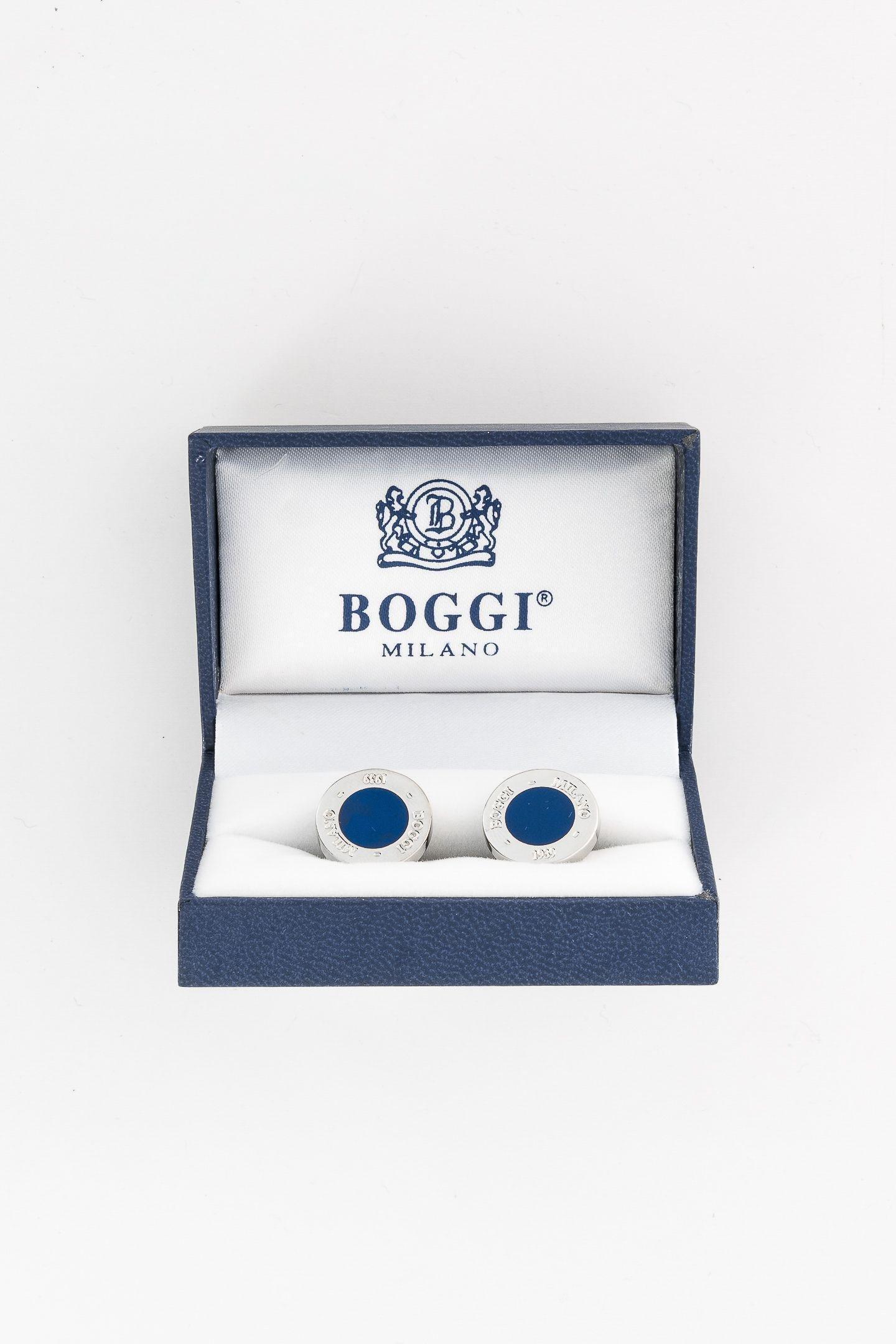 Silver Plate Coloured Cufflinks, , large image number 0