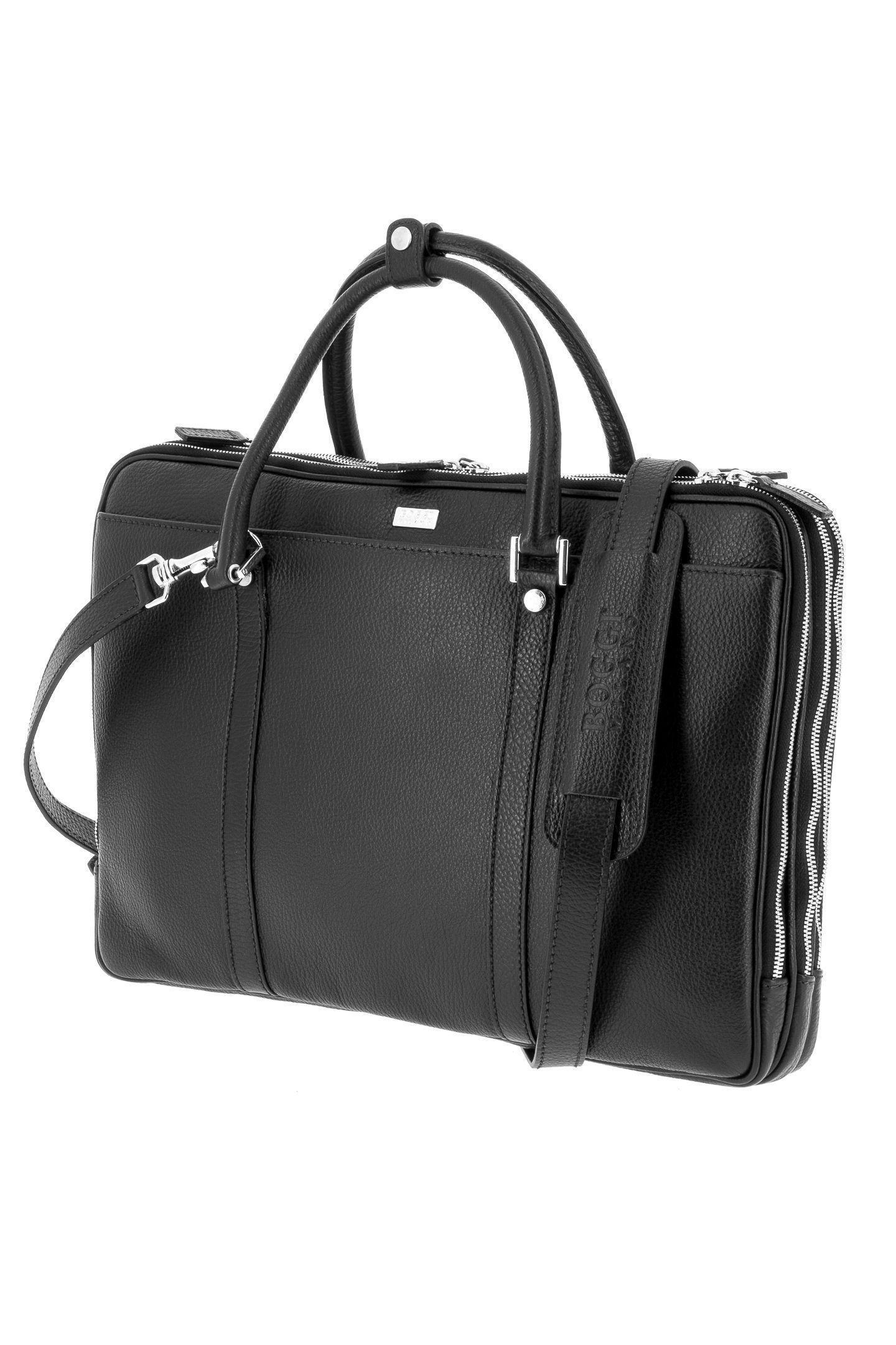 Leather Laptop Bag Black, , large image number 0