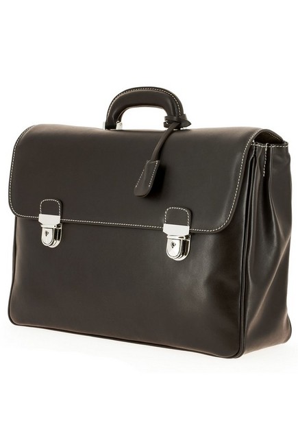 Boggi Milano - Brown Soft Leather Briefcase