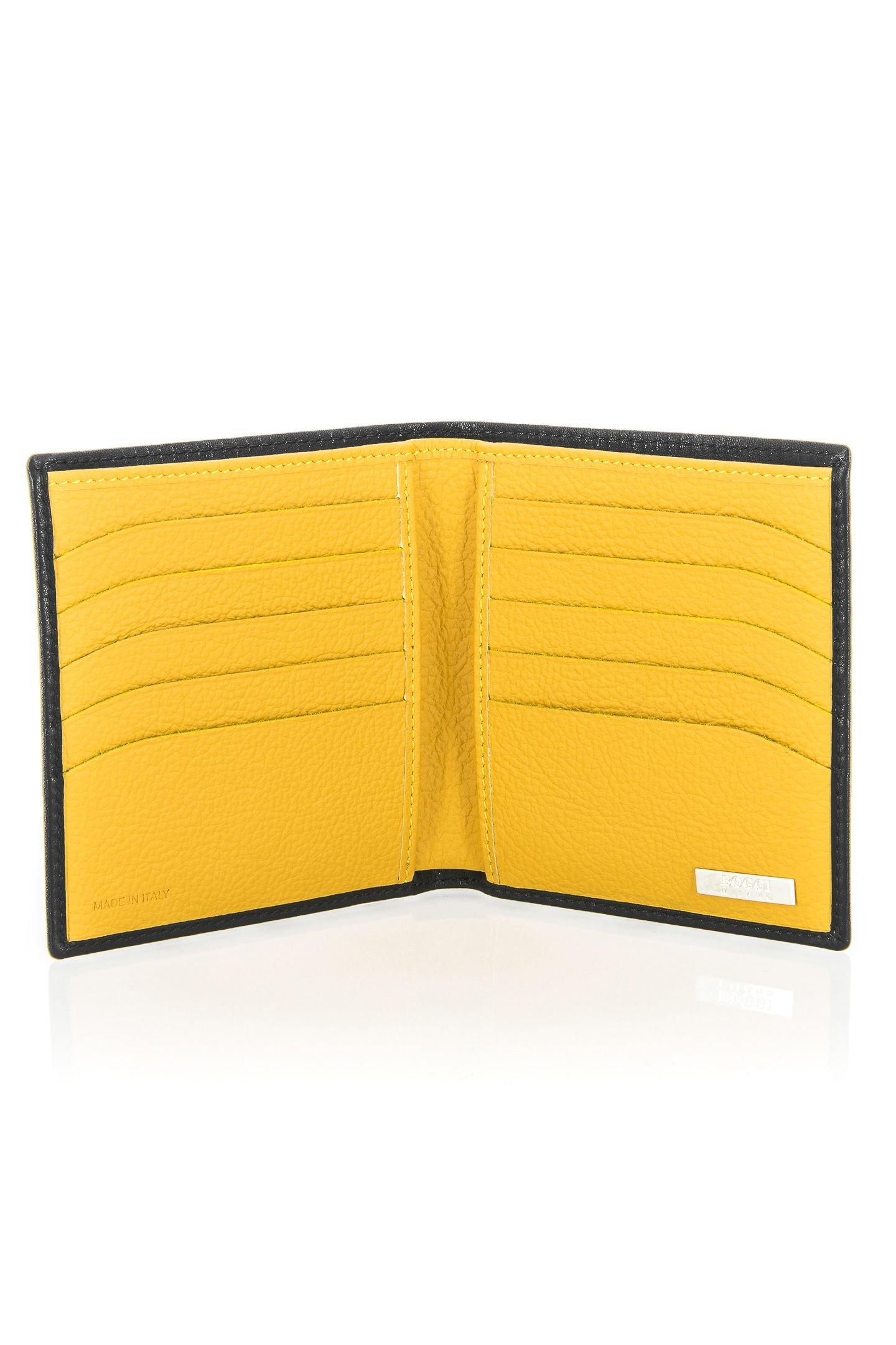 Black Soft Leather Book Wallet, Black, large image number 2