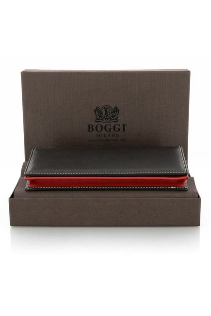 Boggi Milano - Brown Soft Leather Long Wallet