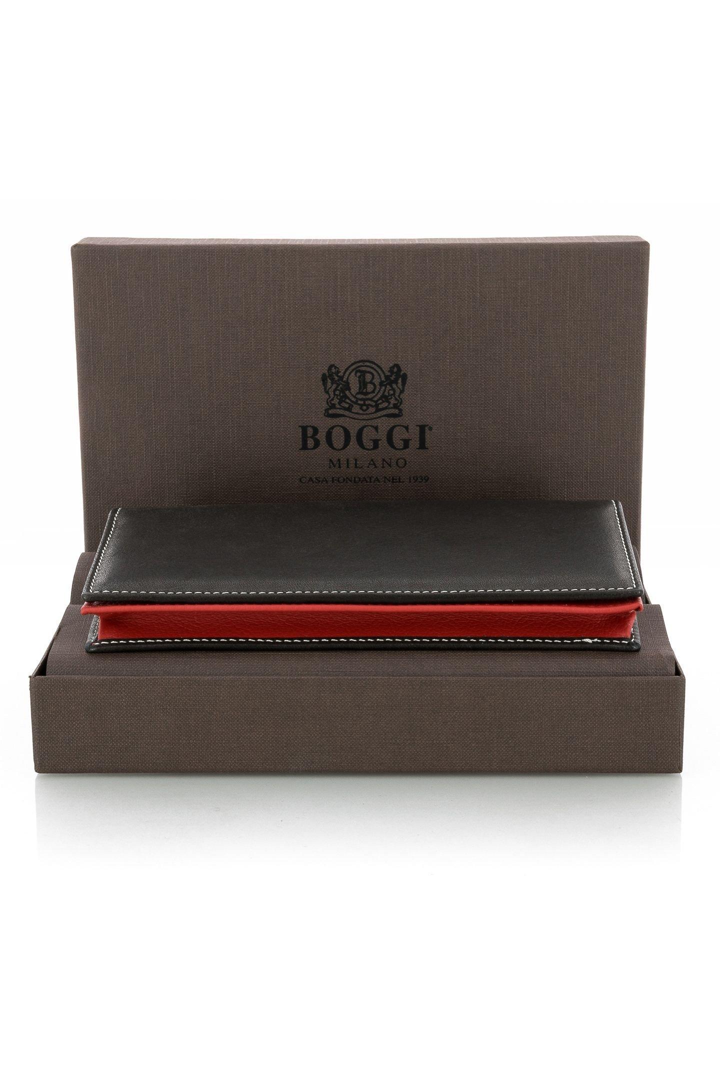 مح�?ظة طويلة جلد ناعم سوداء, Dark brown, large image number 0