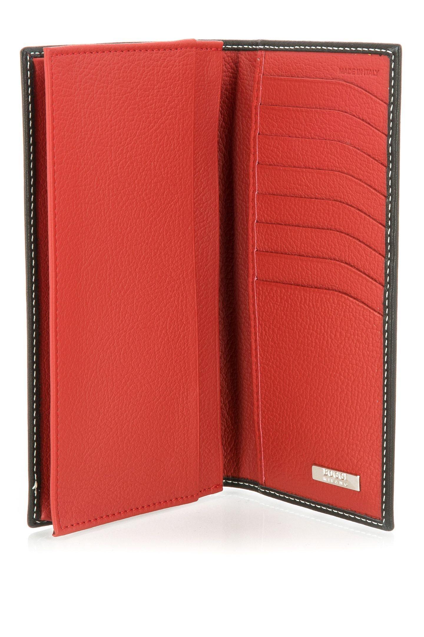 مح�?ظة طويلة جلد ناعم سوداء, Dark brown, large image number 1