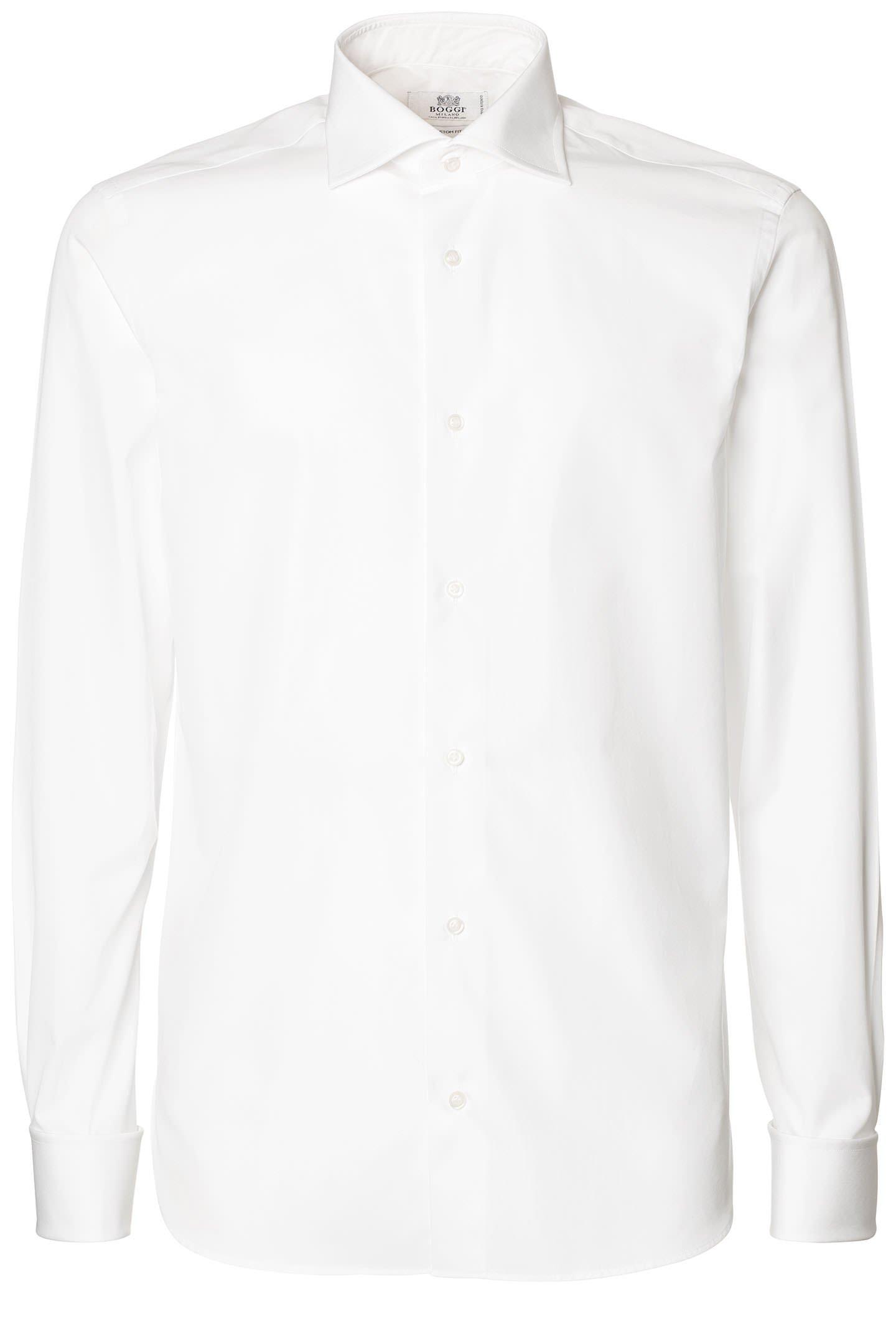 Cotton Plain Formal Shirt, , large image number 1