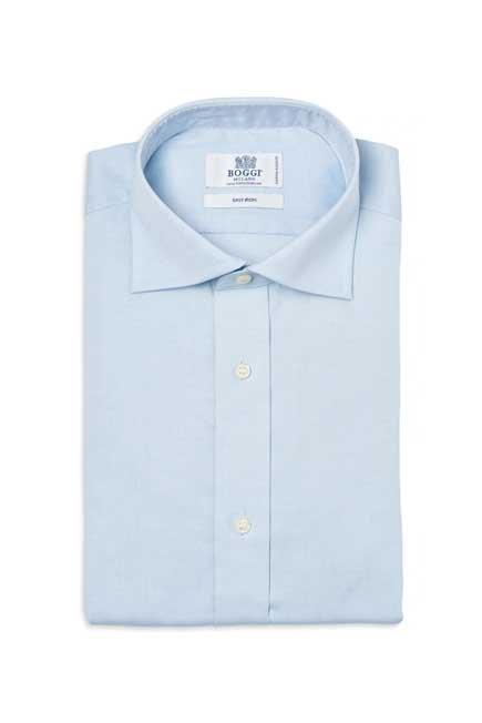 Blue Two Ply Pin Point Shirt, , medium