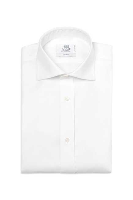 White Two Ply Pin Point Shirt, , medium