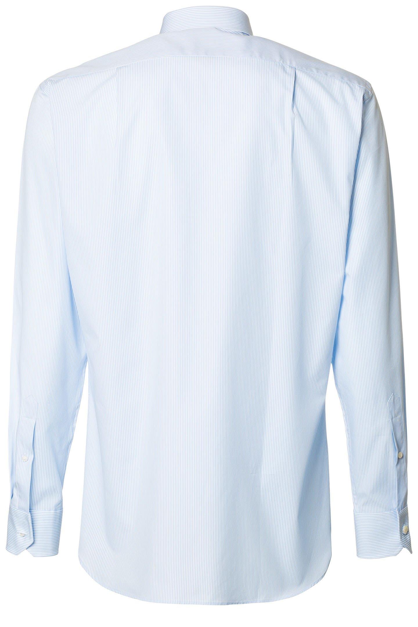 قميص قطن من طبقتين أزرق "اتح, 3901_AZCH, large image number 2