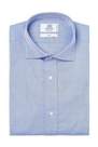 Boggi Milano - Blue Two Ply Twill Cotton Shirt