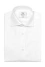 Boggi Milano - قميص قطني ذو طبقتين أبيض