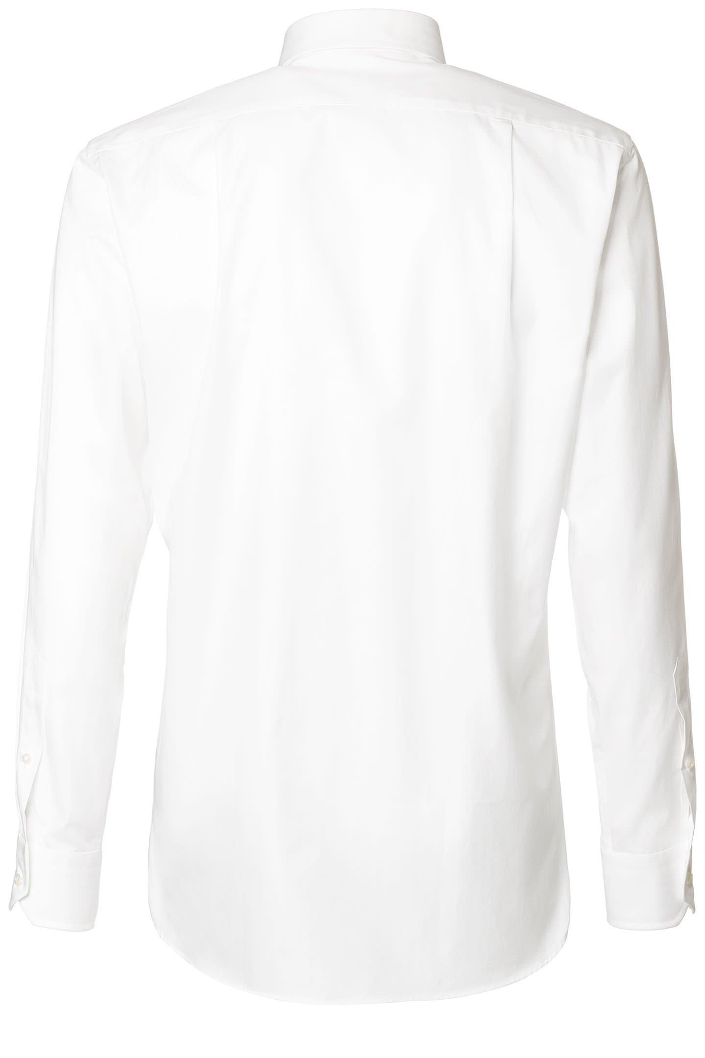 Boggi Milano - White Two Ply Twill Cotton Shirt