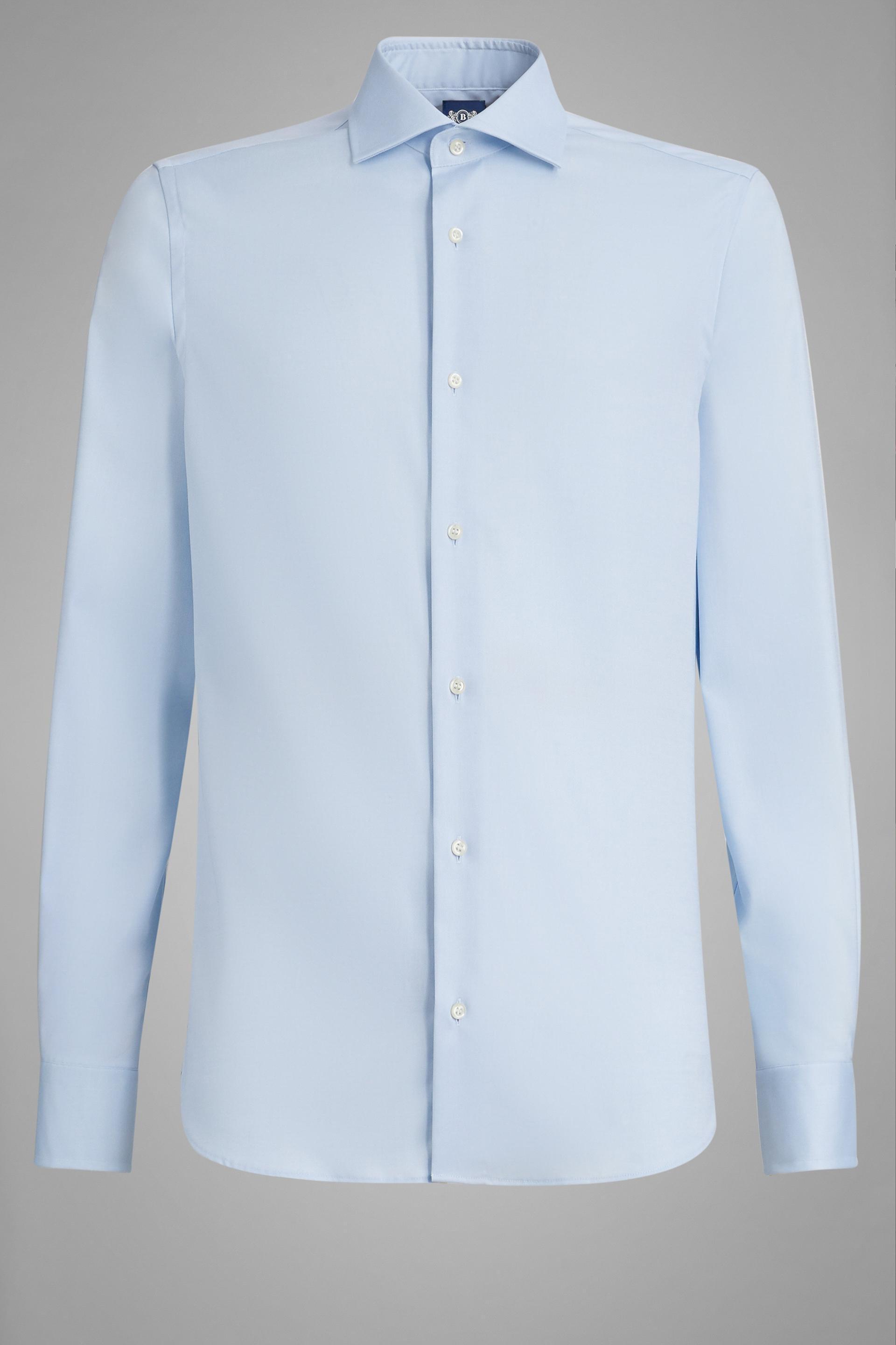 Blue Windsor Collar Slim Shirt, , large image number 3