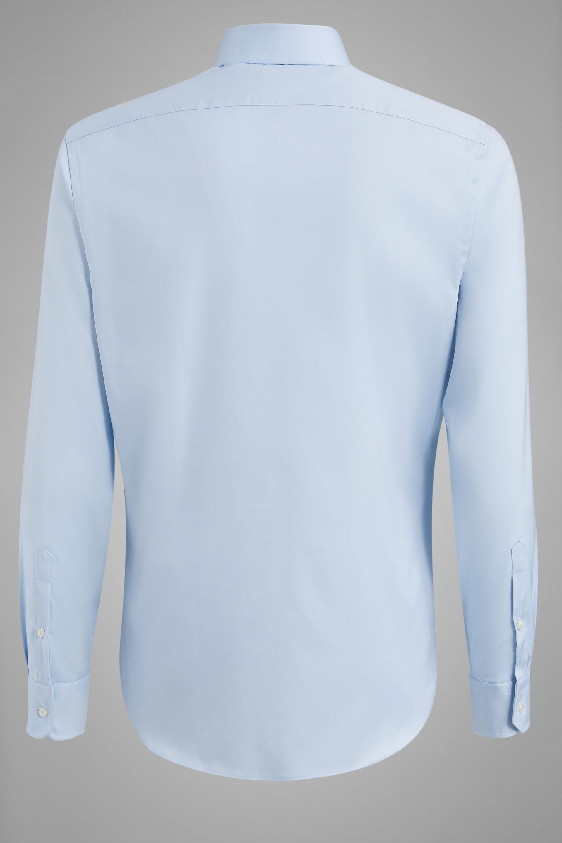 Blue Windsor Collar Slim Shirt, , large image number 5