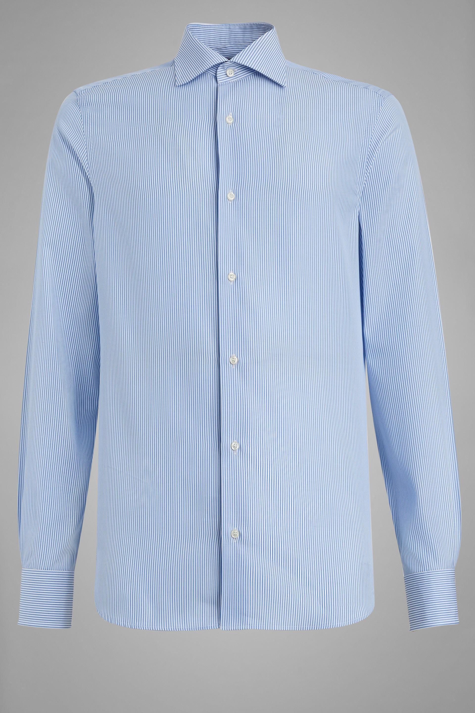 Slim Striped Shirt Blue, , large image number 3