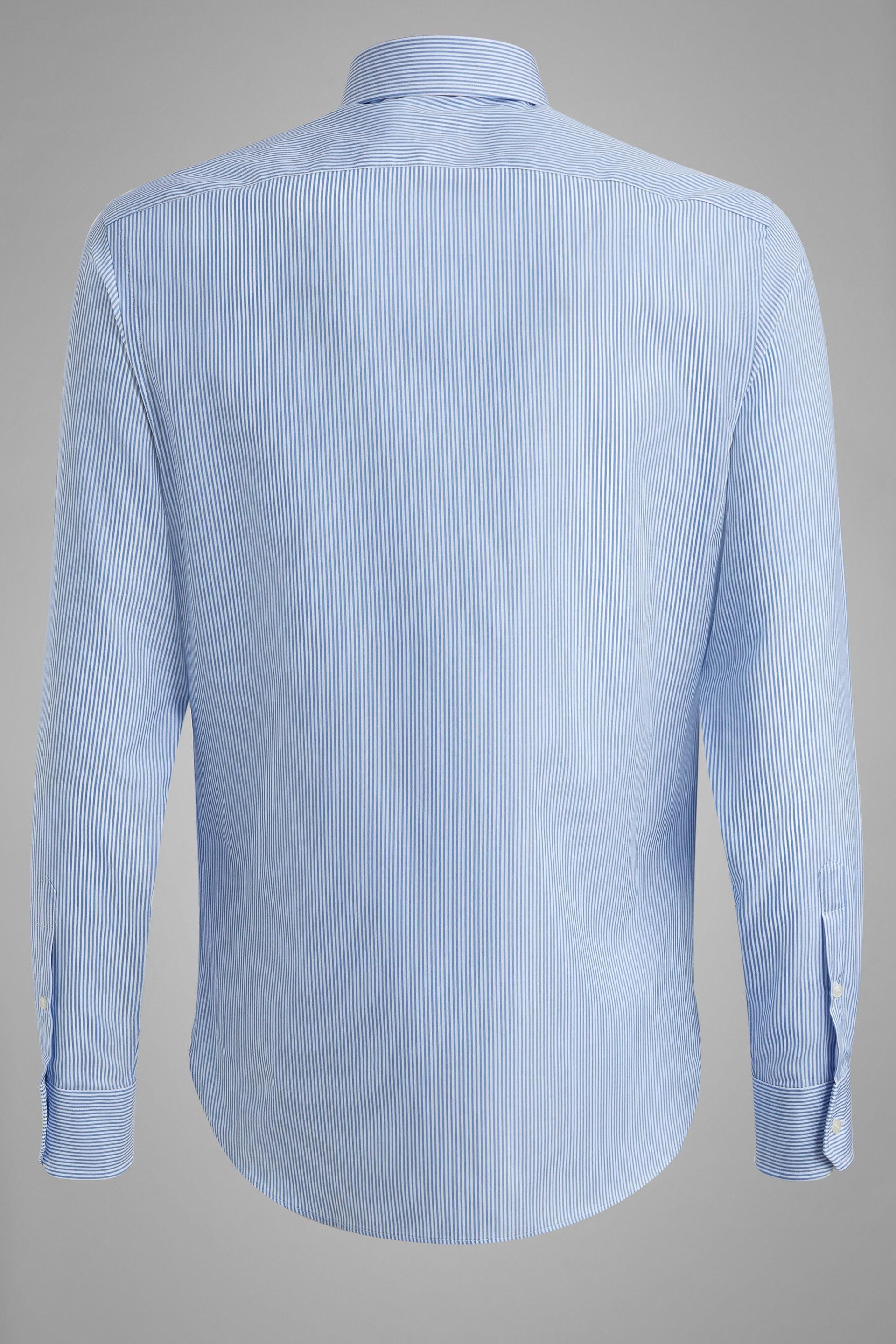 Slim Striped Shirt Blue, , large image number 5