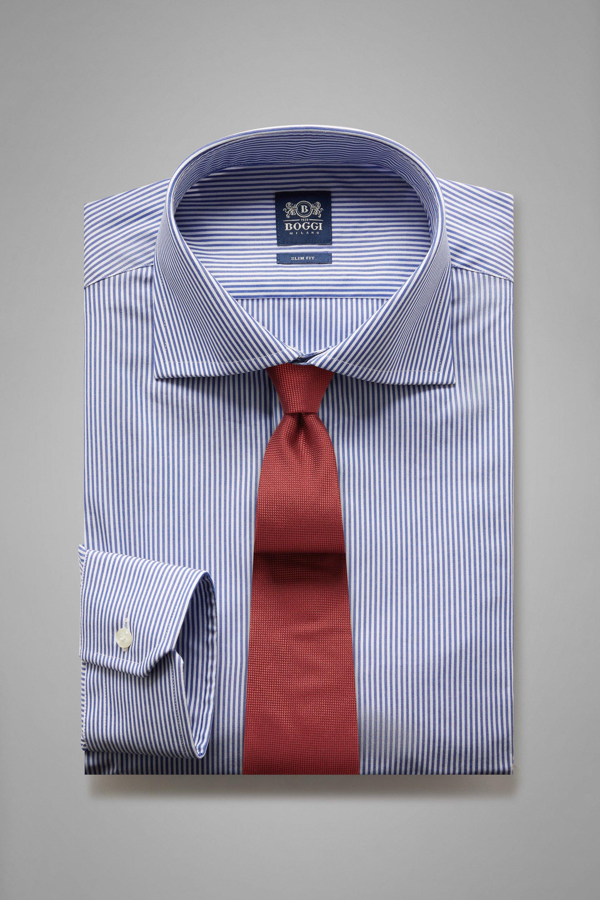 Striped Tailored Formal Shirt, , large image number 0