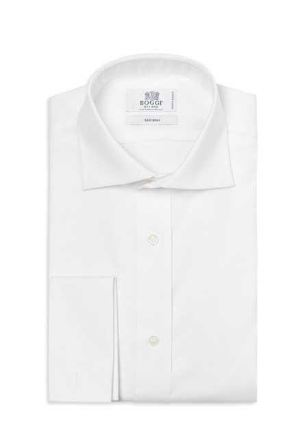 Plain Formal Regular Shirt, White, large image number 0