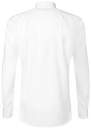 Boggi Milano - قميص قطن مزدوج الكفة ذو طبقتين أبيض