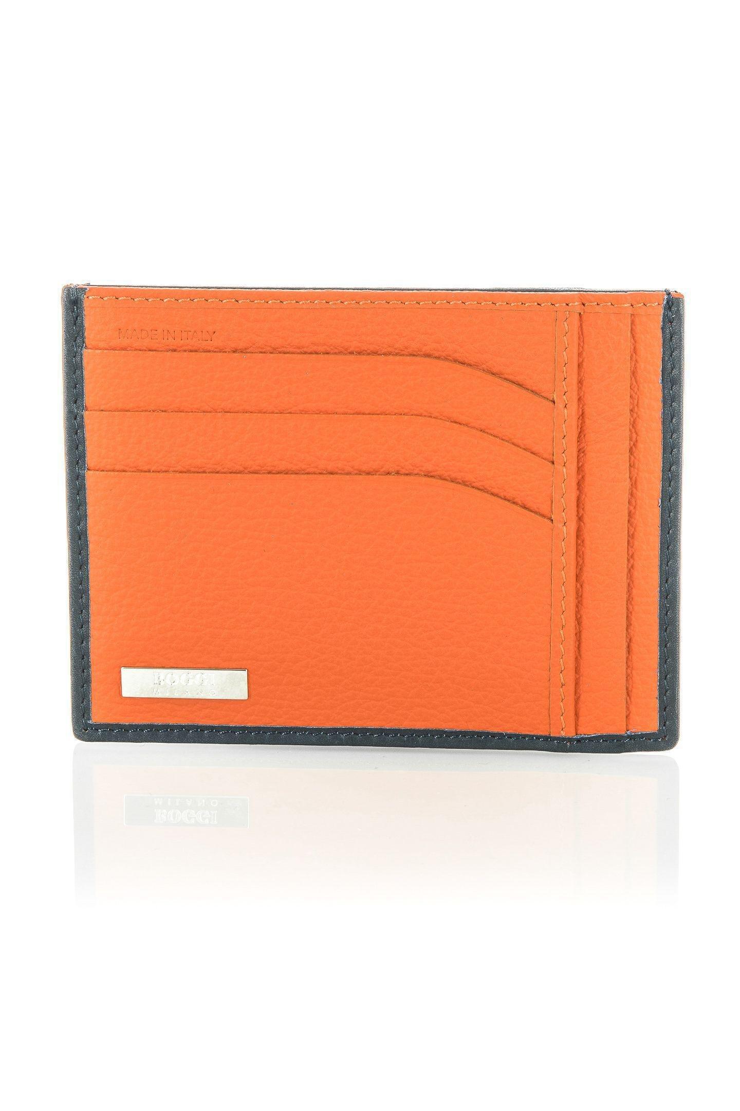 Soft Leather Card Wallet Navy, 3901_NAVY, large image number 3