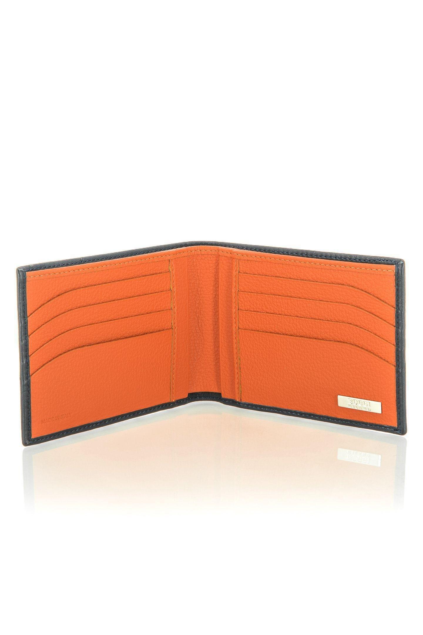 Soft Leather Classic Wallet Navy, , large image number 1