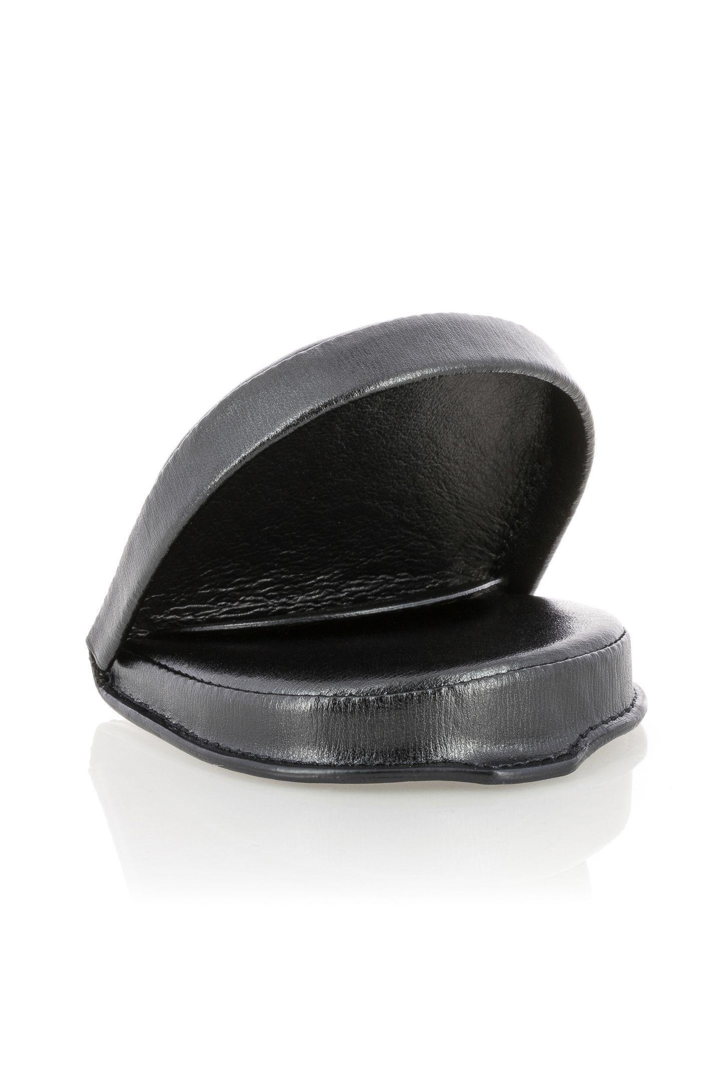 Black Leather Wallet, Black, large image number 0