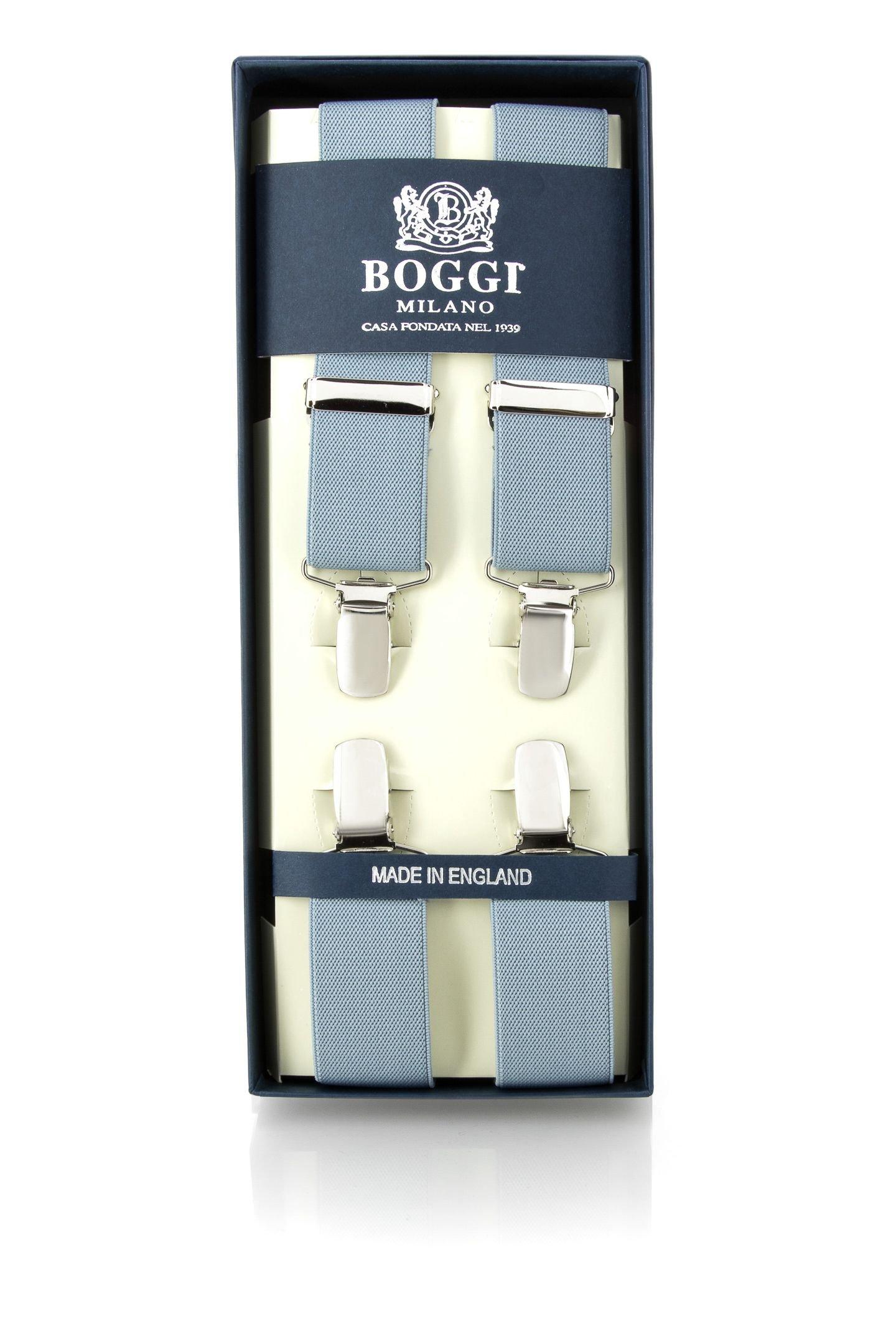 Grey Elasticated Braces, , large image number 1
