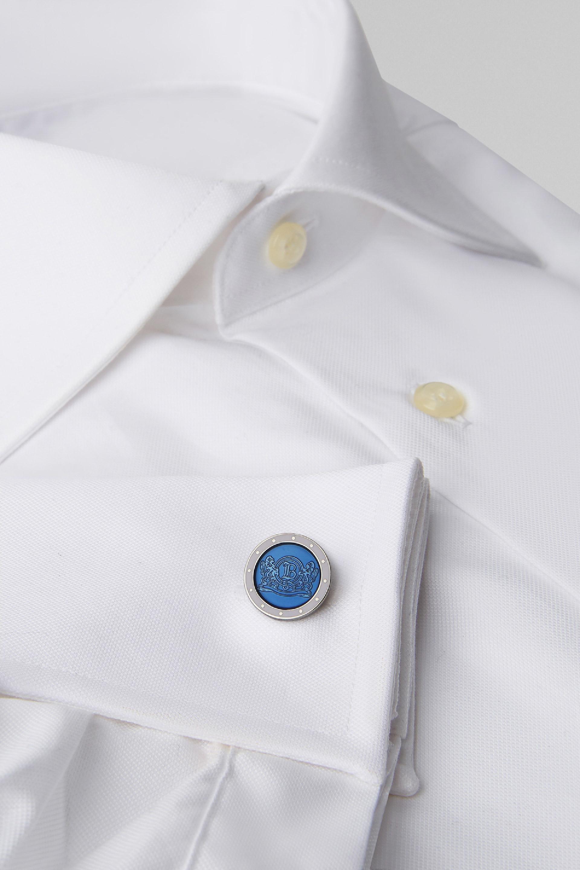 Blue Enamelled Cufflinks, , large image number 1