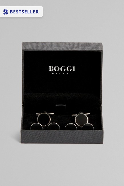 Boggi Milano - Black Tuxedo Cufflinks