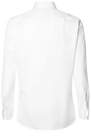 Boggi Milano - White Tuxedo Shirt Two Ply Dobby Cotton - Slim