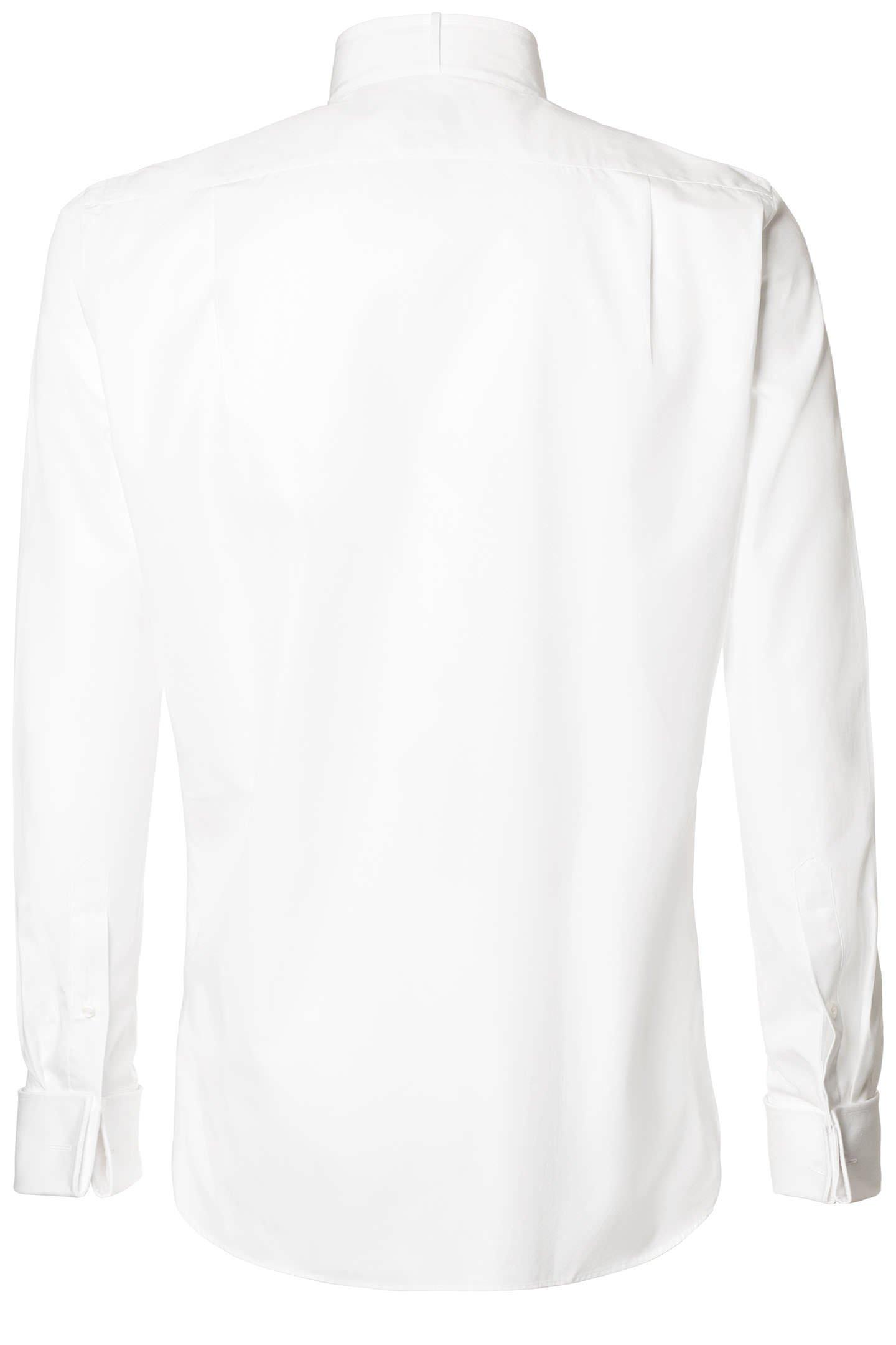 Boggi Milano - White Tuxedo Plisse Shirt