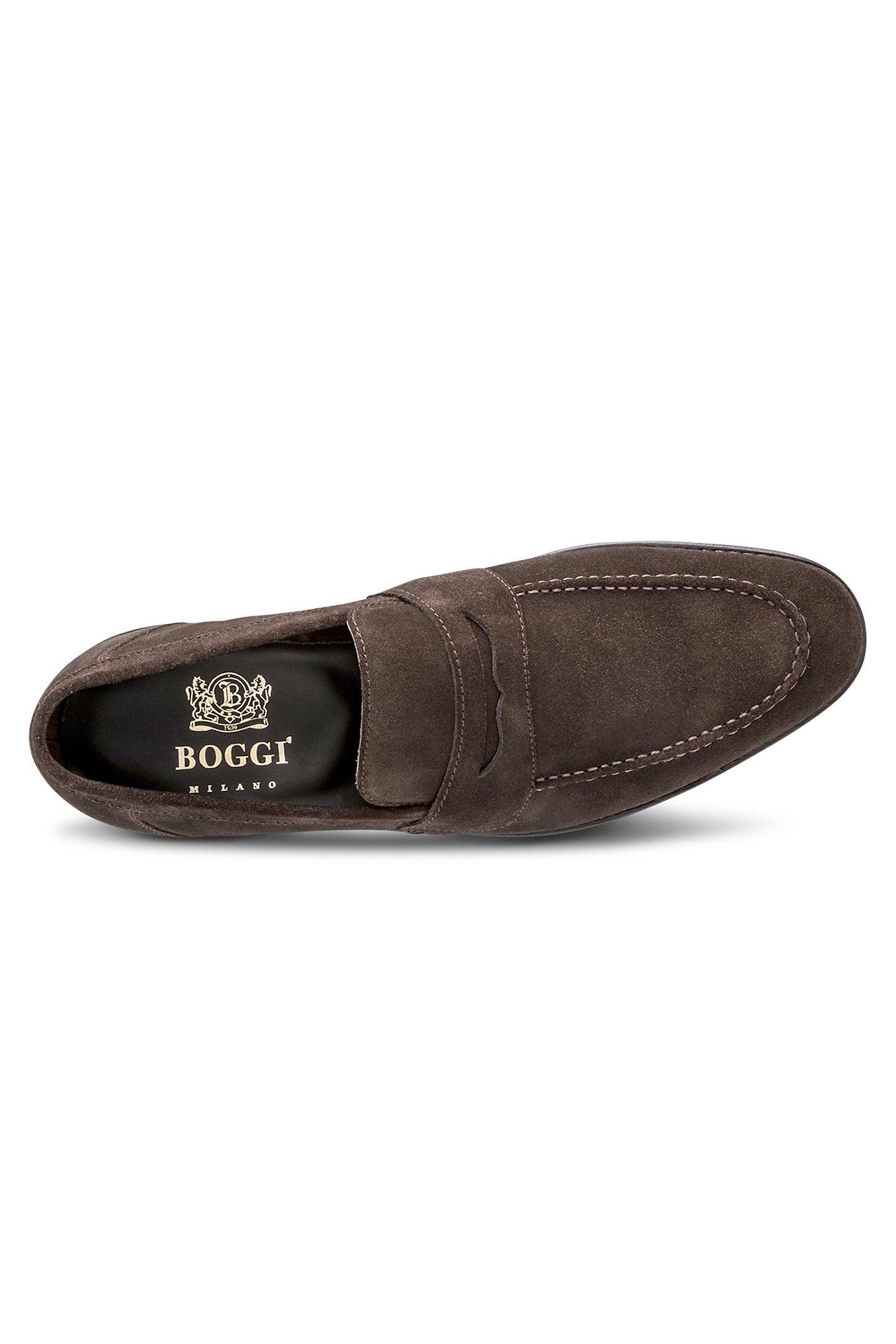 Brown English Suede Loafer, , large image number 1