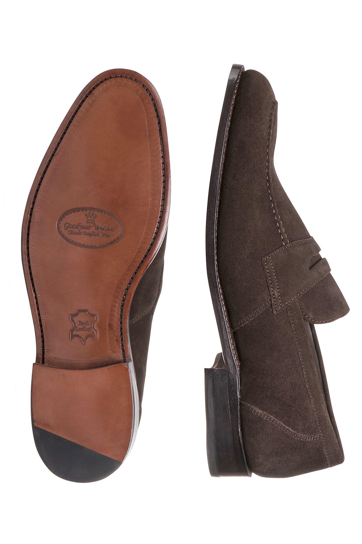 Brown English Suede Loafer, , large image number 2